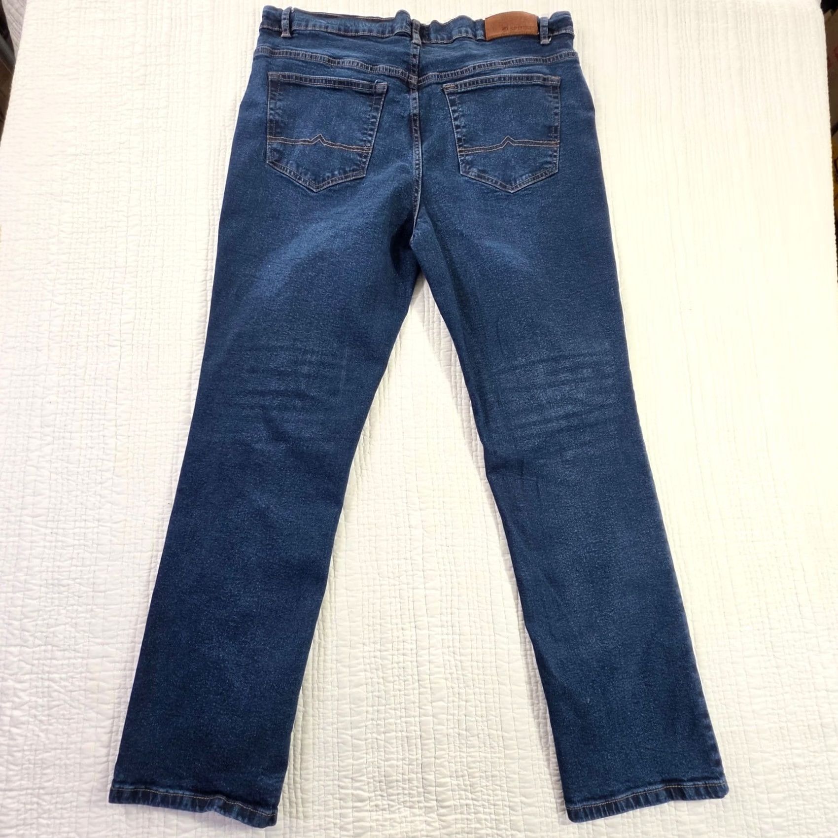 Sperry Sperry Jeans Mens 36x29 Blue Straight Leg Denim Pants Cotton Blend Dark Wash EUC Size US 36 / EU 52 - 2 Thumbnail