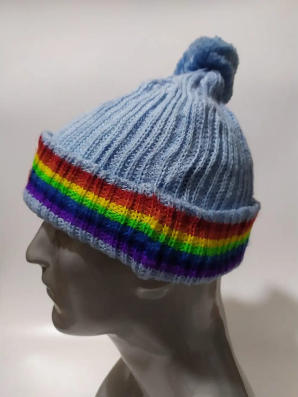 Ellesse × Vintage Ellesse Rainbow Beanie Hats Size ONE SIZE - 5 Thumbnail