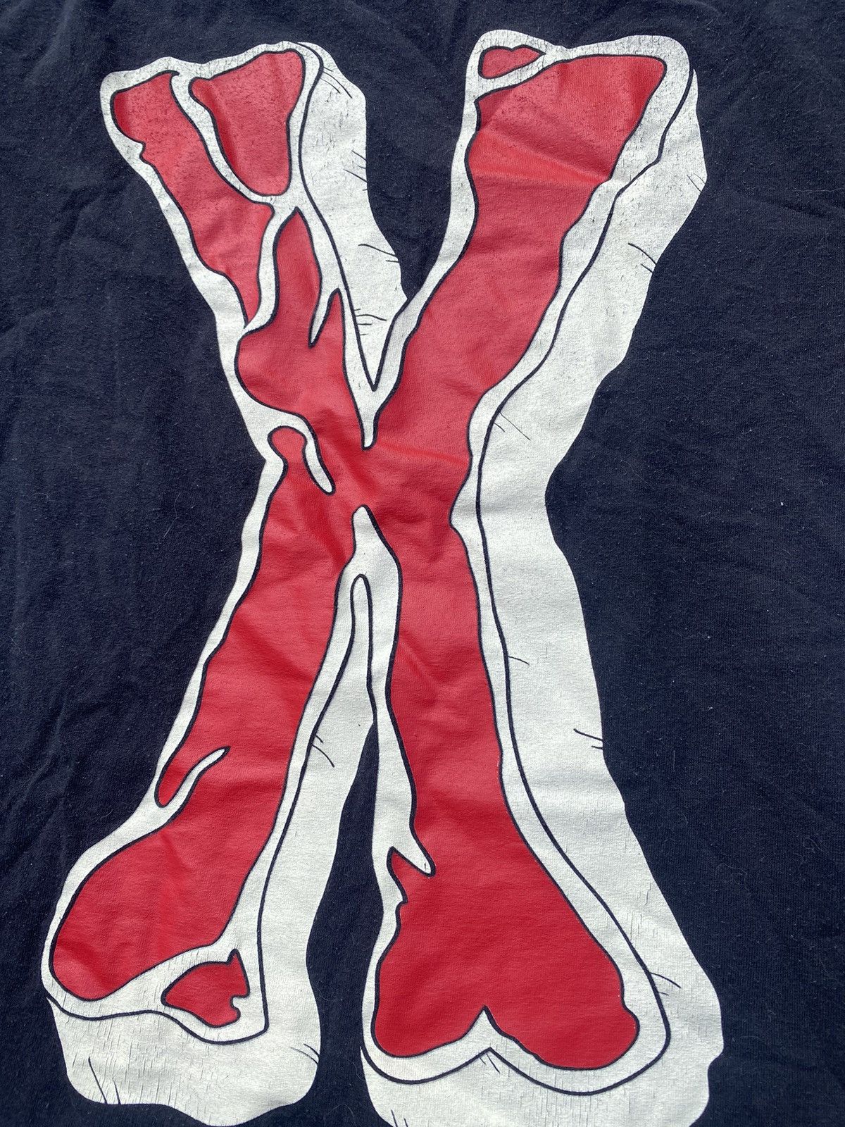 Affliction Crazy Y2k faded straight edge meat X shirt Size US M / EU 48-50 / 2 - 2 Thumbnail