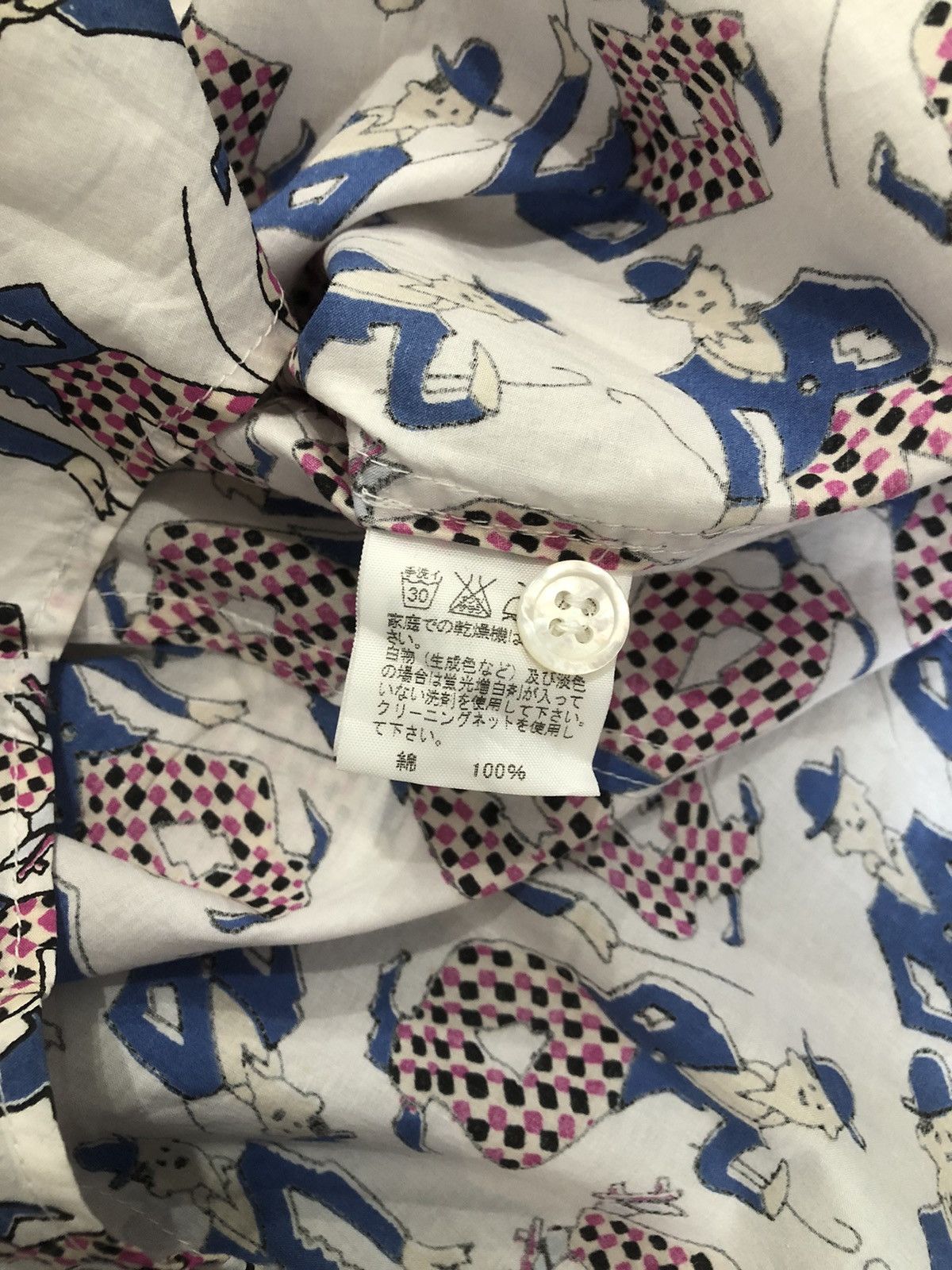 Issey Miyake Tsumori Chisato Graphic Chaplin Pattern short Issey Miyake Size US L / EU 52-54 / 3 - 6 Thumbnail