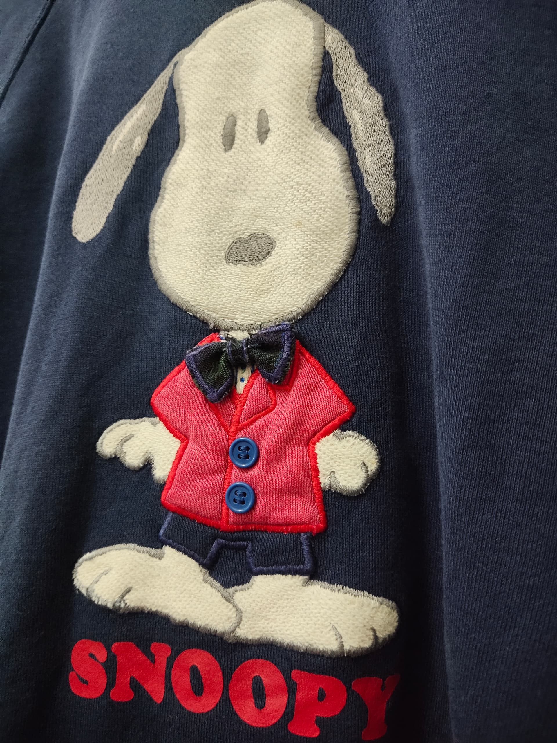 Cartoon Network Vintage 90s Snoopy movie Embroidery patchwork sweatshirt Size US M / EU 48-50 / 2 - 6 Thumbnail