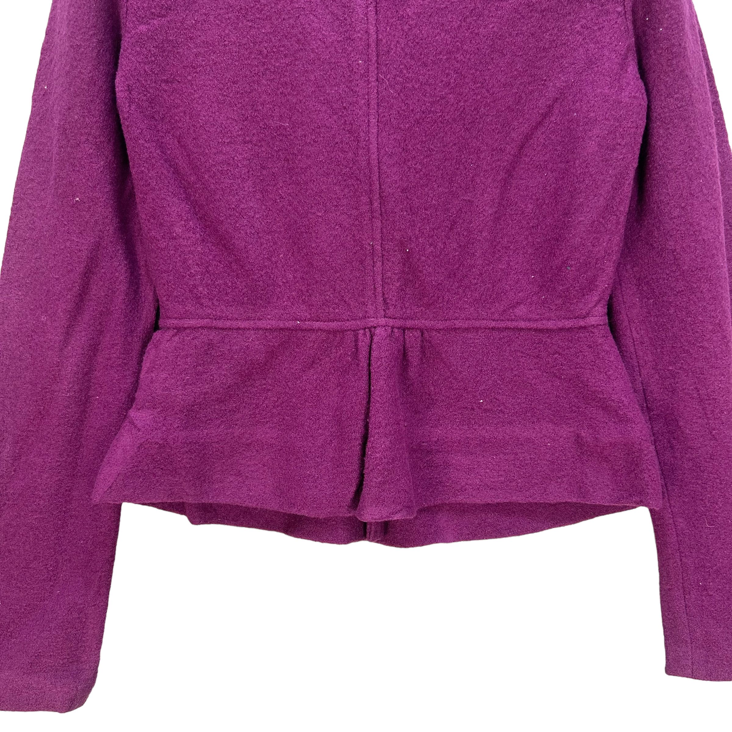 Max Mara MAX MARA WOOL CROP JACKET #8044-198 Size M / US 6-8 / IT 42-44 - 11 Thumbnail