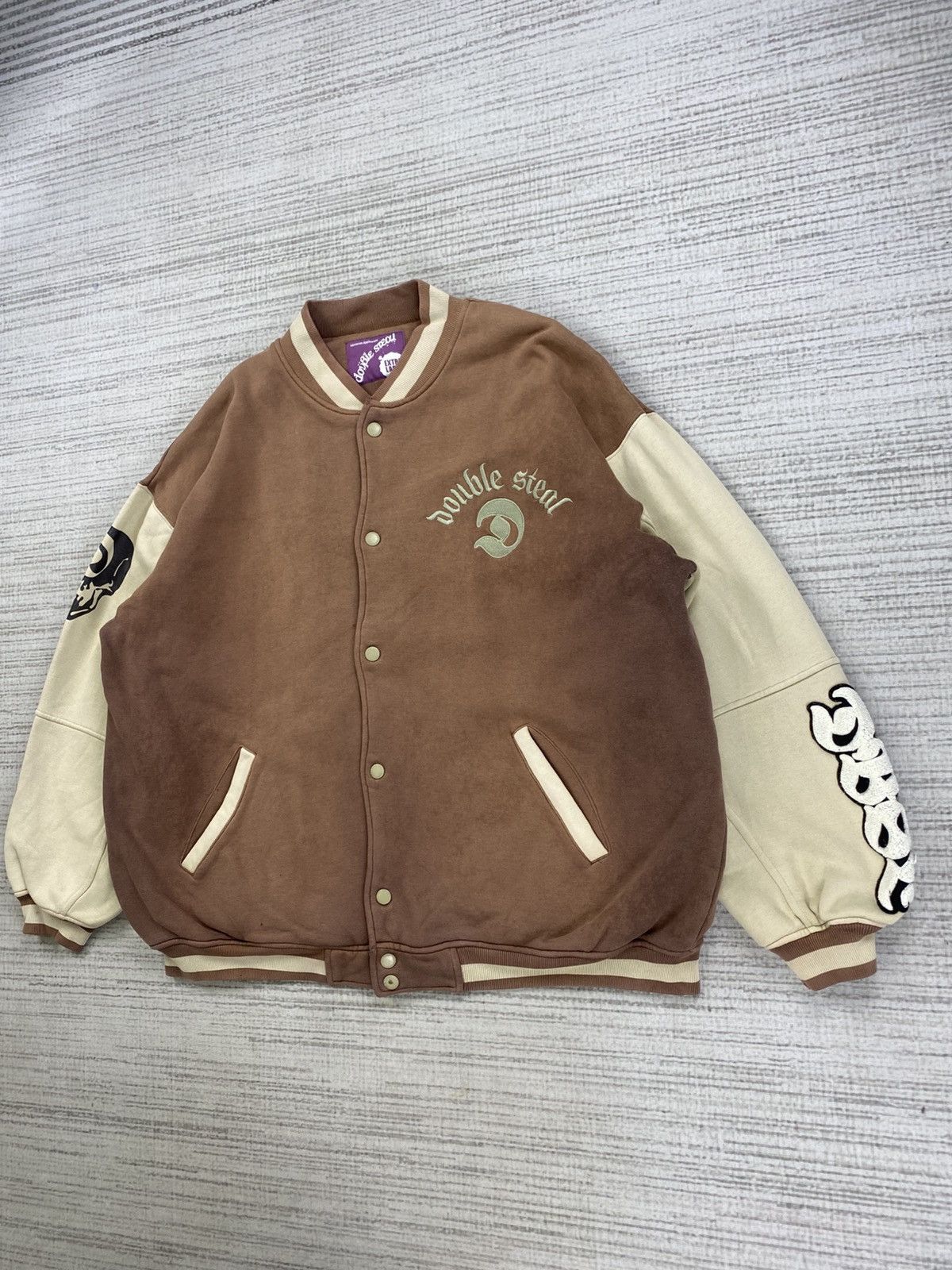 Vintage Vintage Double Steal Japanese Brand Varsity Jacket Size US XL / EU 56 / 4 - 5 Thumbnail