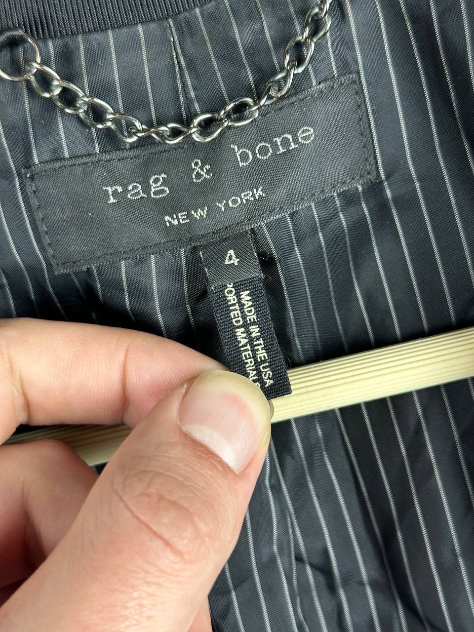 Rag & Bone Rag Bone New York Luxury Black Woman's Blazer Made In USA Size S / US 4 / IT 40 - 5 Thumbnail
