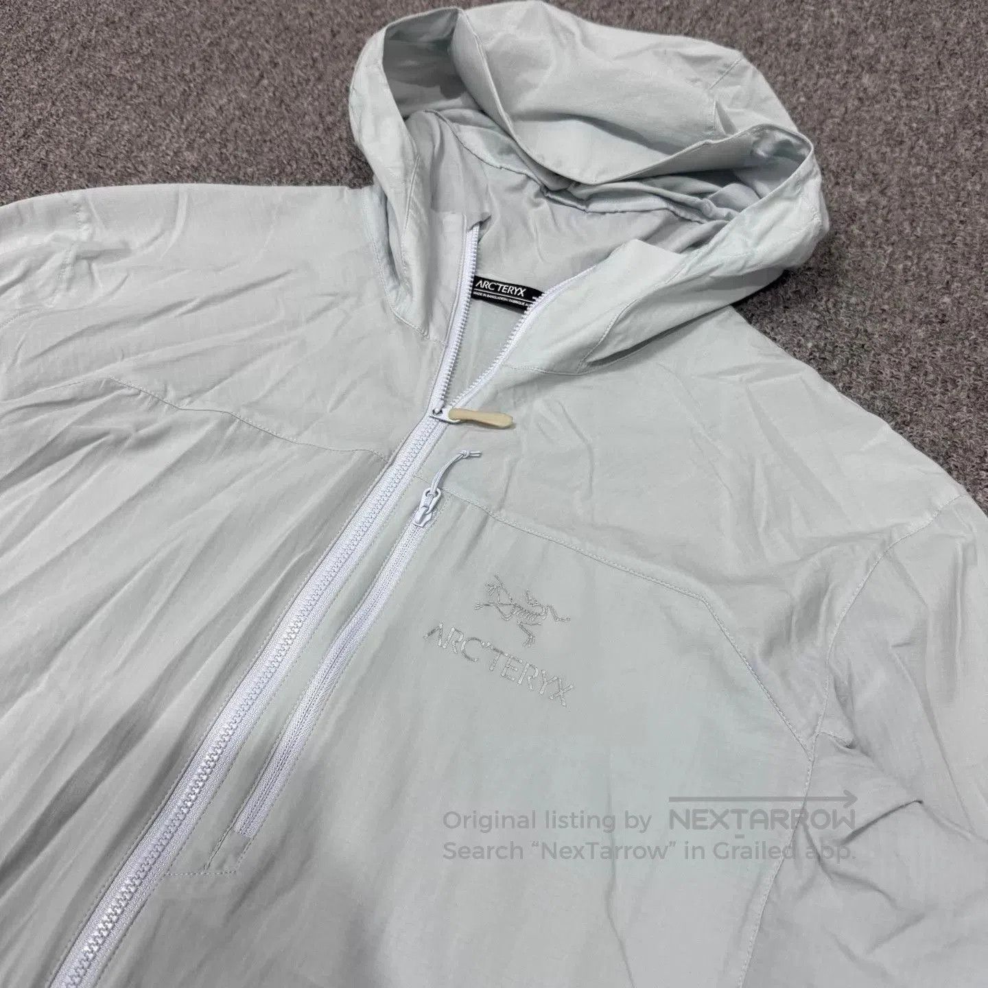 Arc'teryx Blue Lightweight Hooded Jacket Size L. Size US L / EU 52-54 / 3 - 3 Thumbnail