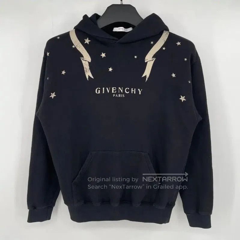 Givenchy Givenchy Black Cotton Long Sleeve Hoodie . Size XS / US 0-2 / IT 36-38 - 1 Thumbnail