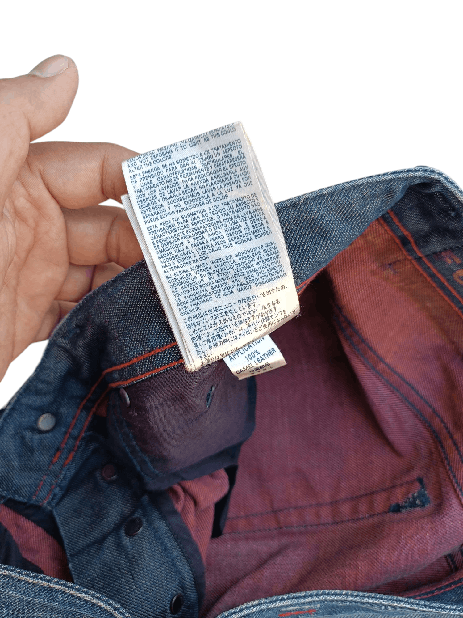 Diesel × Vintage Vintage Diesel Distressed Whiskers Faded Denim E264 Size US 32 / EU 48 - 15 Thumbnail