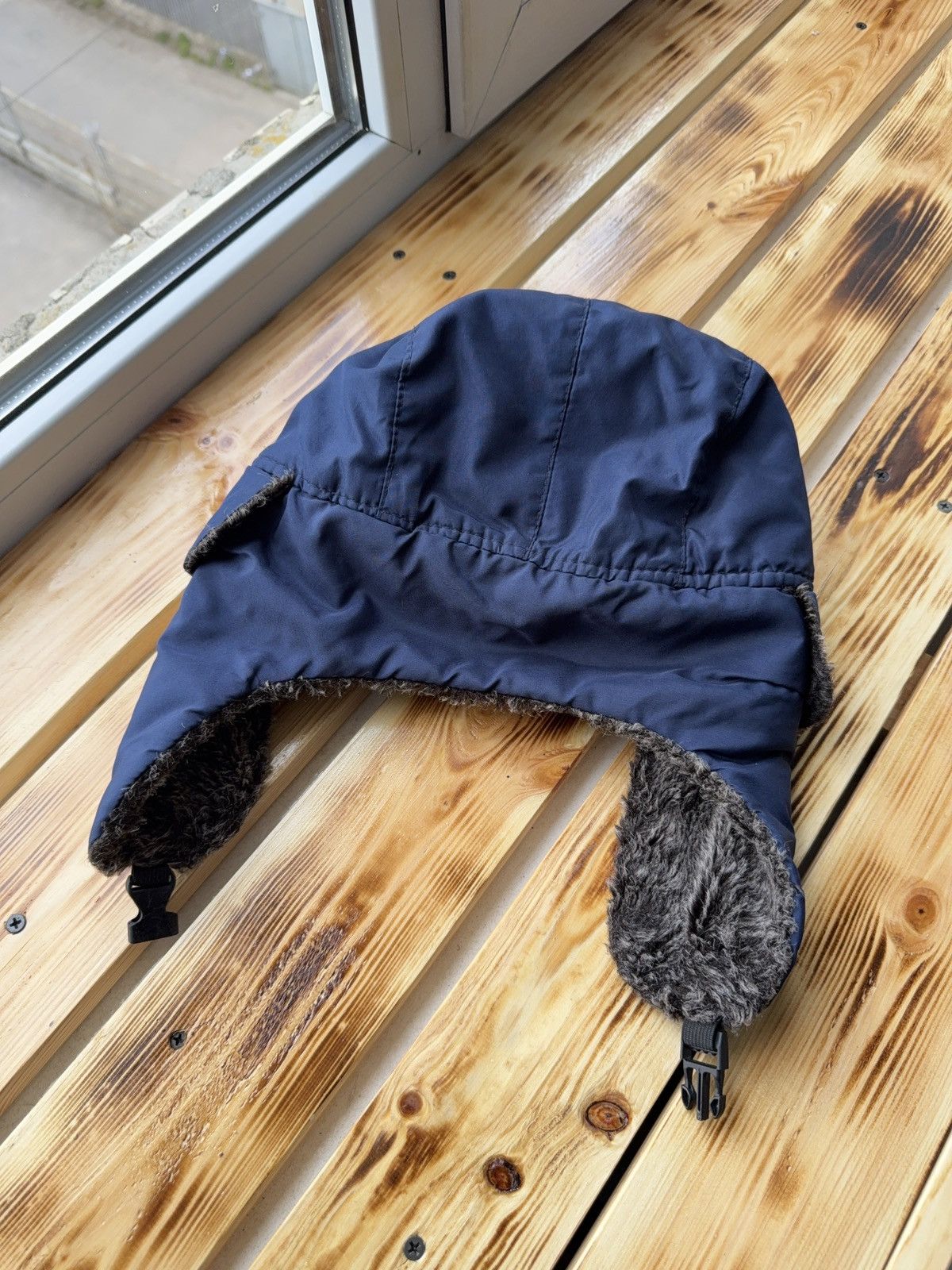 Le Grande Bleu (L.G.B.) Vintage Y2K Fuzzy Fur Ushanka Hat if six was nine LGB Style Size ONE SIZE - 5 Thumbnail