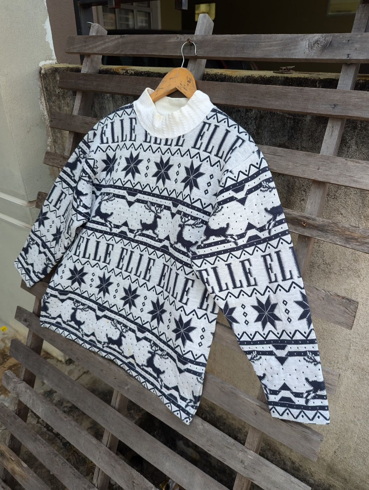 Ellesse Elle Full Print Sweatshirt Size M / US 6-8 / IT 42-44 - 5 Thumbnail