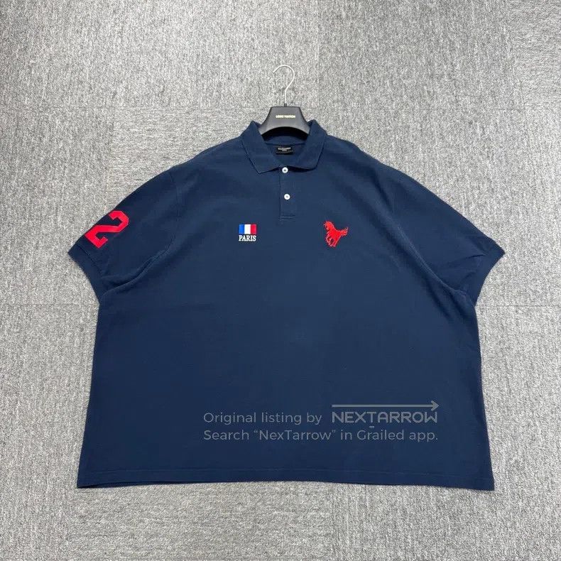 Balenciaga Balenciaga Embroidered logo polo shirt Size US S / EU 44-46 / 1 - 1 Thumbnail