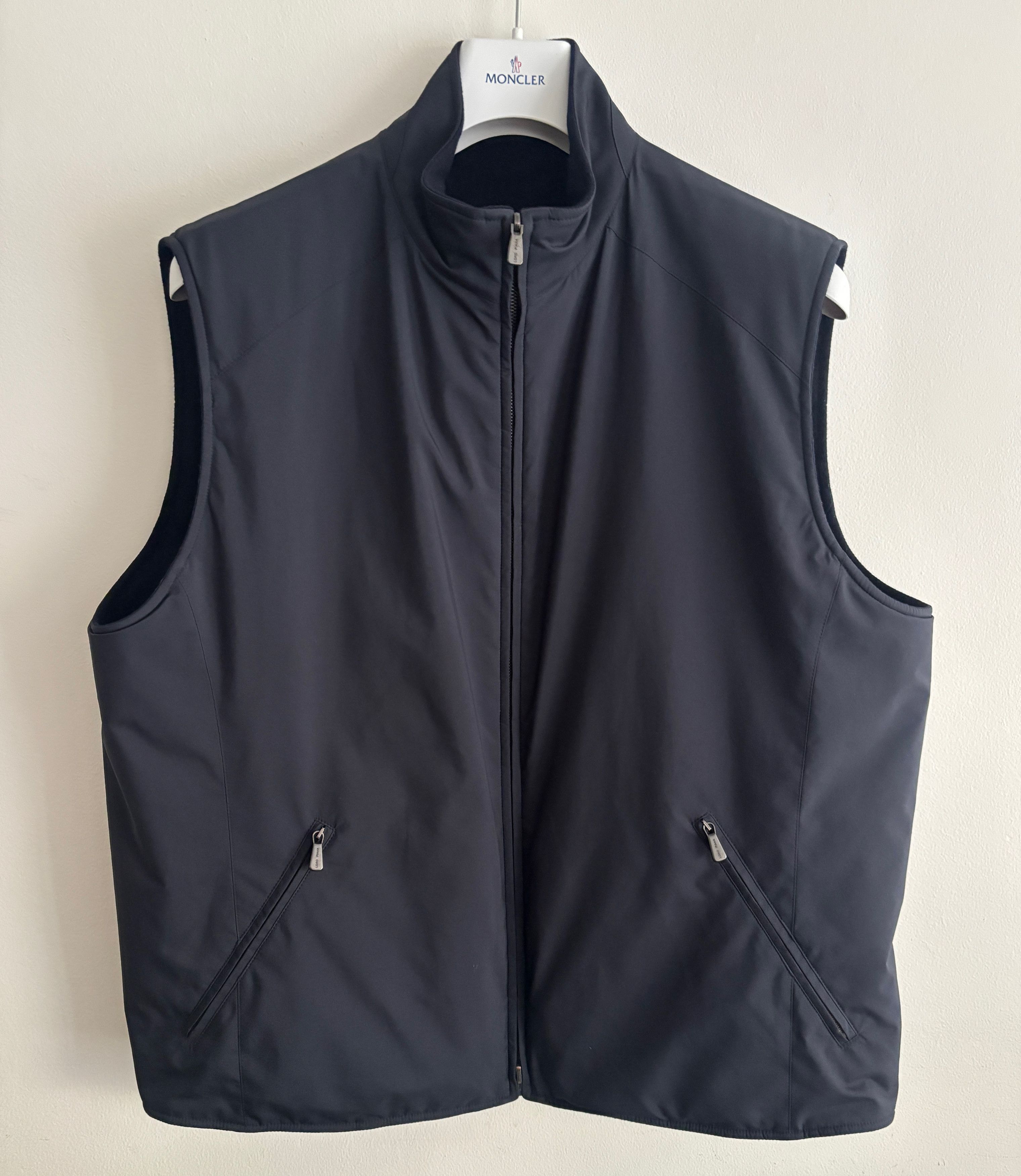 Loro Piana $4500 Storm System Reversible Navy Cashmere Nylon Vest - XXL Size US XXL / EU 58 / 5 - 11 Thumbnail