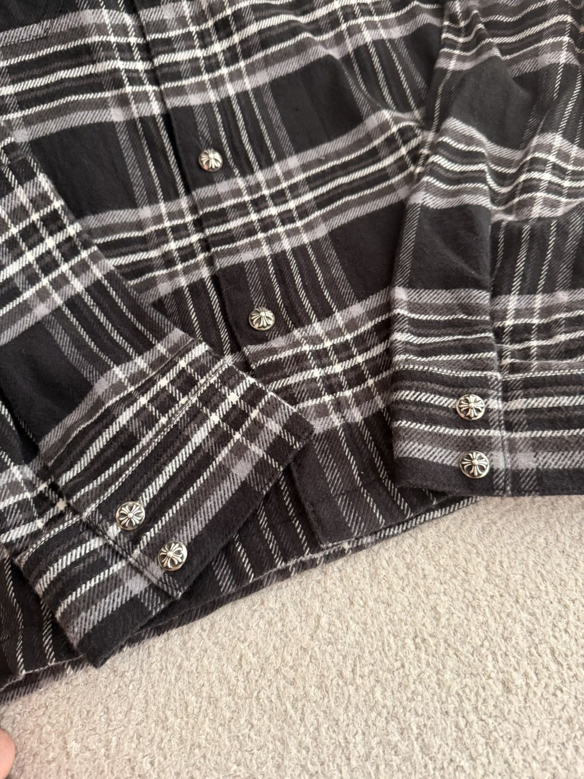 Chrome Hearts Chrome hearts flanel button Size US L / EU 52-54 / 3 - 4 Thumbnail