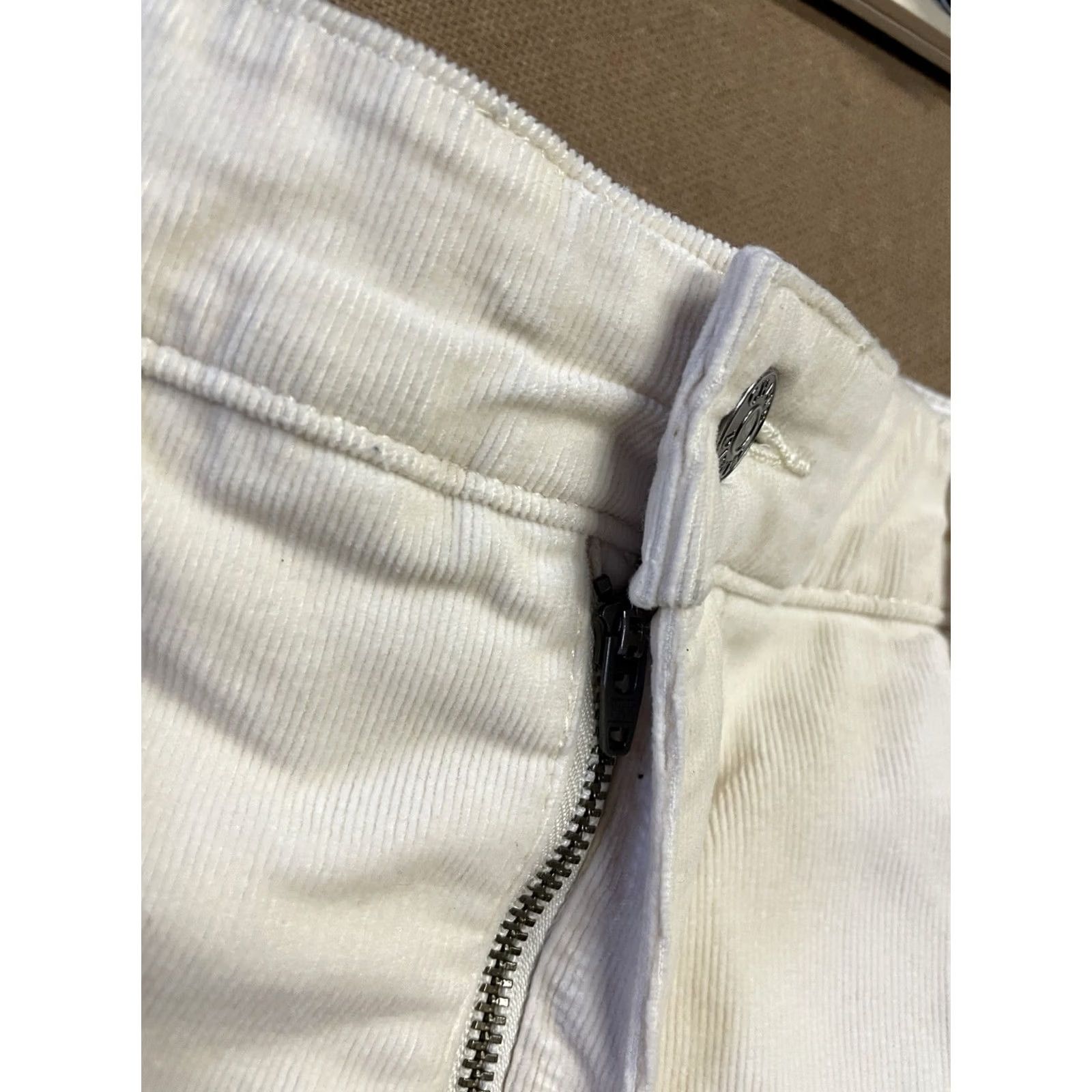 Chaps Chaps Ralph Lauren Corduroy Pants Womens 14 Beige Polo Chino Cord Zip Ladies Size 36" / US 14 / IT 50 - 6 Thumbnail