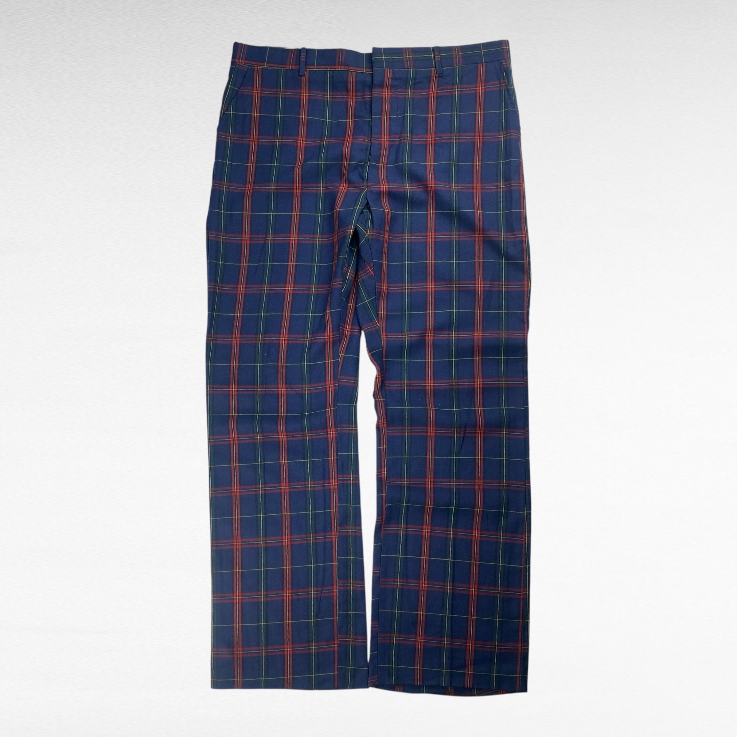 Vintage unknown 80s Checked flannel slacks by Rocket Talon Size W40 Size US 40 / EU 56 - 1 Thumbnail
