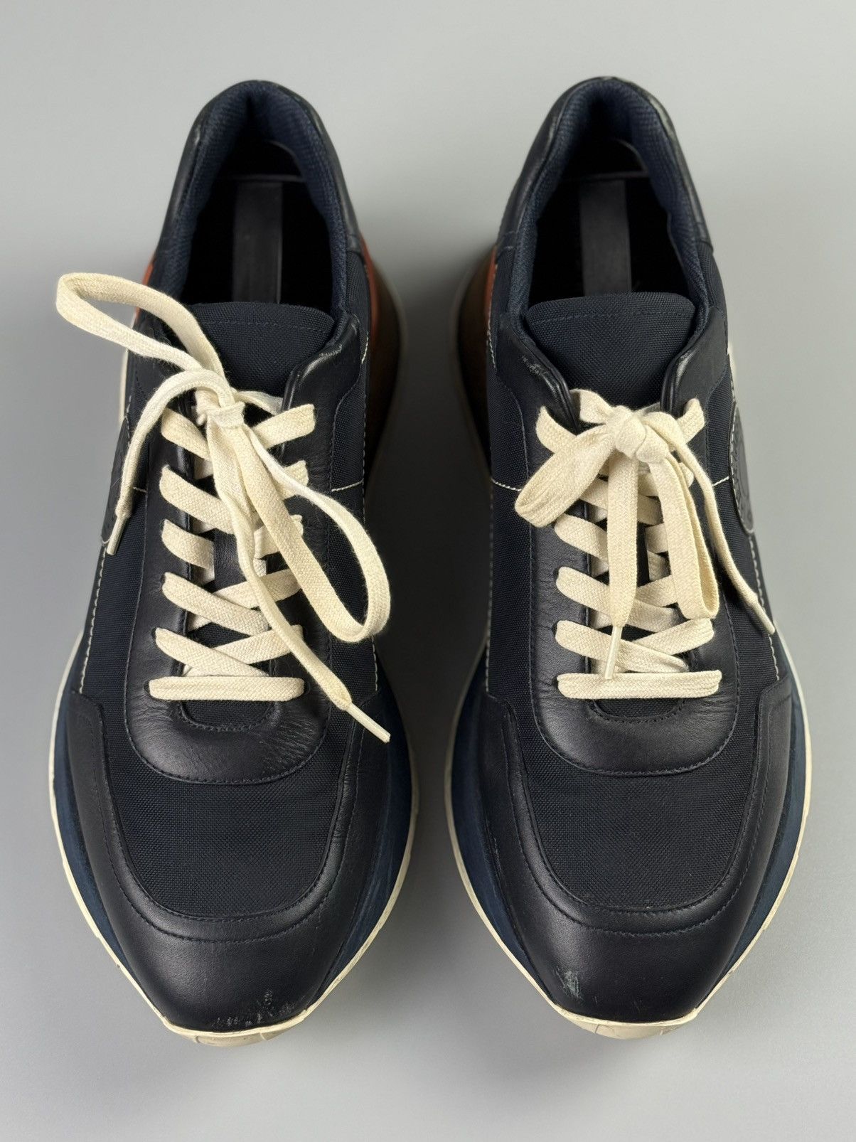 Hermes Hermes Navy Drive Low Sneakers | Grailed display picture 1