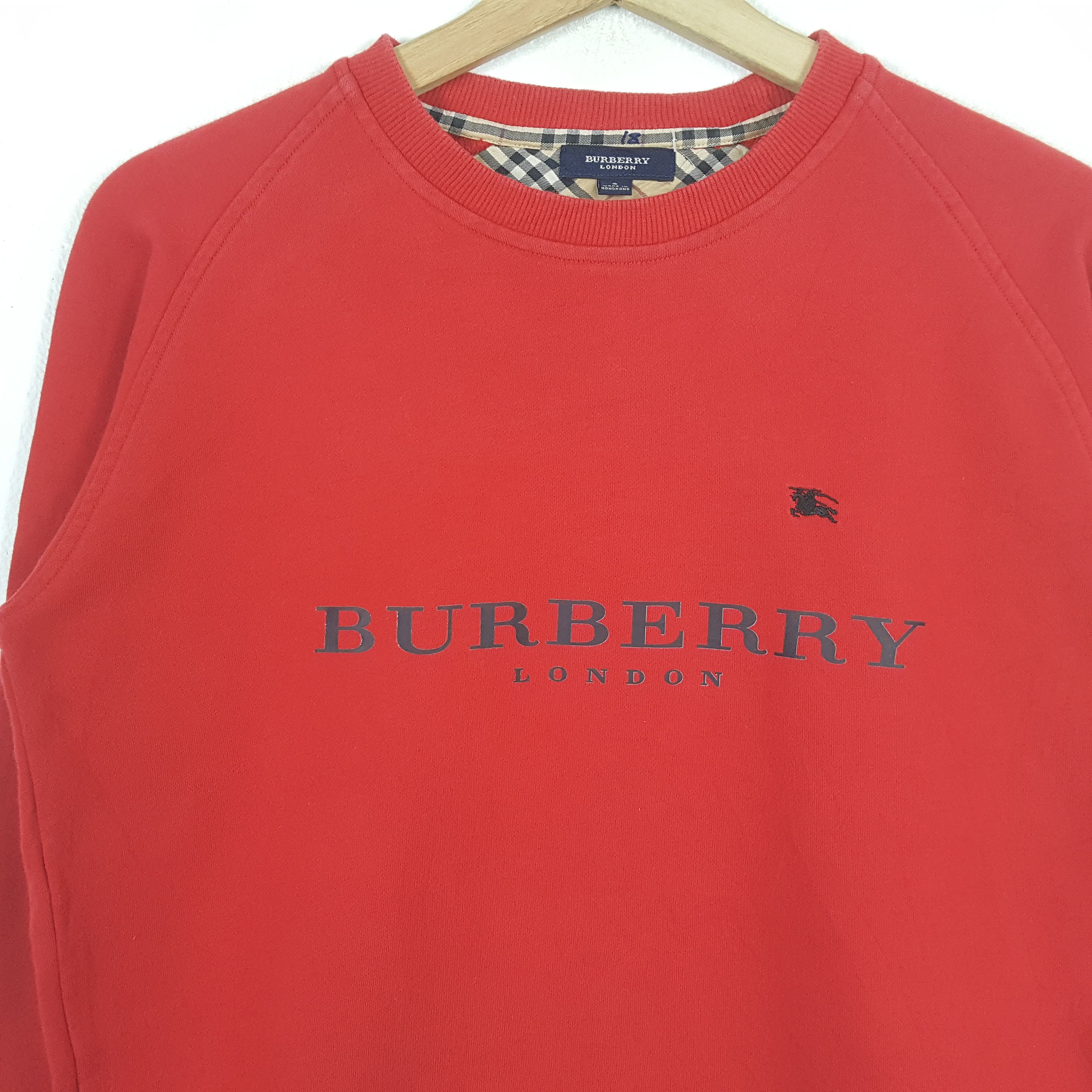 Burberry × Vintage Vintage Burberry London Fashion Brand Sweatshirts Size S / US 4 / IT 40 - 2 Thumbnail