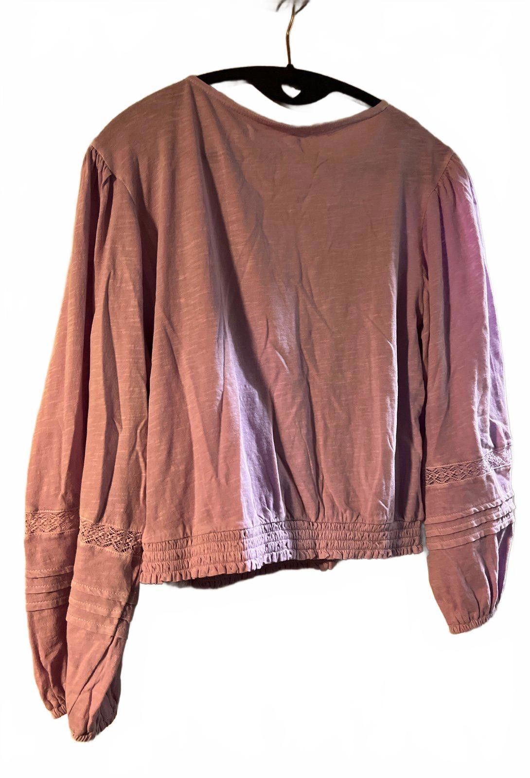 Lucky Brand Lucky Brand Women's Lilac Wrap Top - New with Tags Size M / US 6-8 / IT 42-44 - 4 Thumbnail