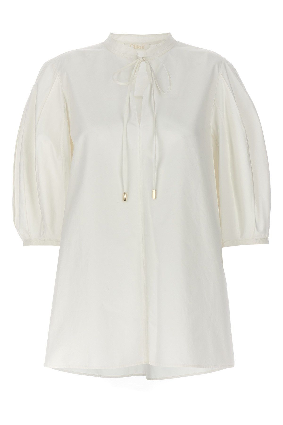 image of Chloe Shirt 3/4 Sleeves in White, Women's (Size Large)