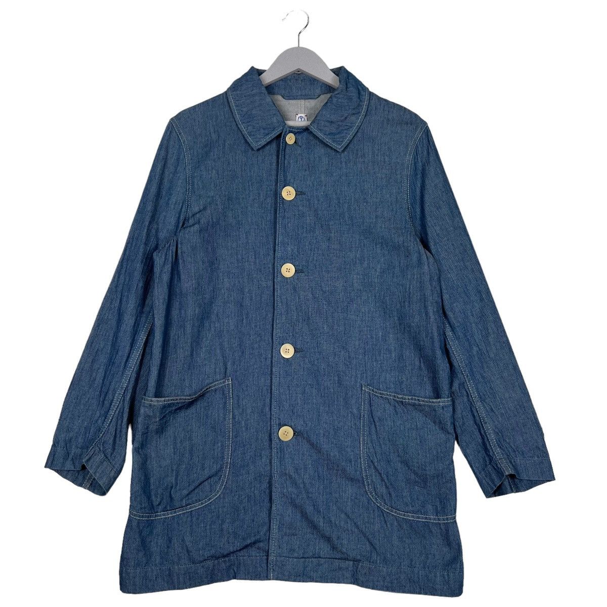 Indigo KATO INDIGO WORKER CHORE JACKET Size US S / EU 44-46 / 1 - 2 Thumbnail