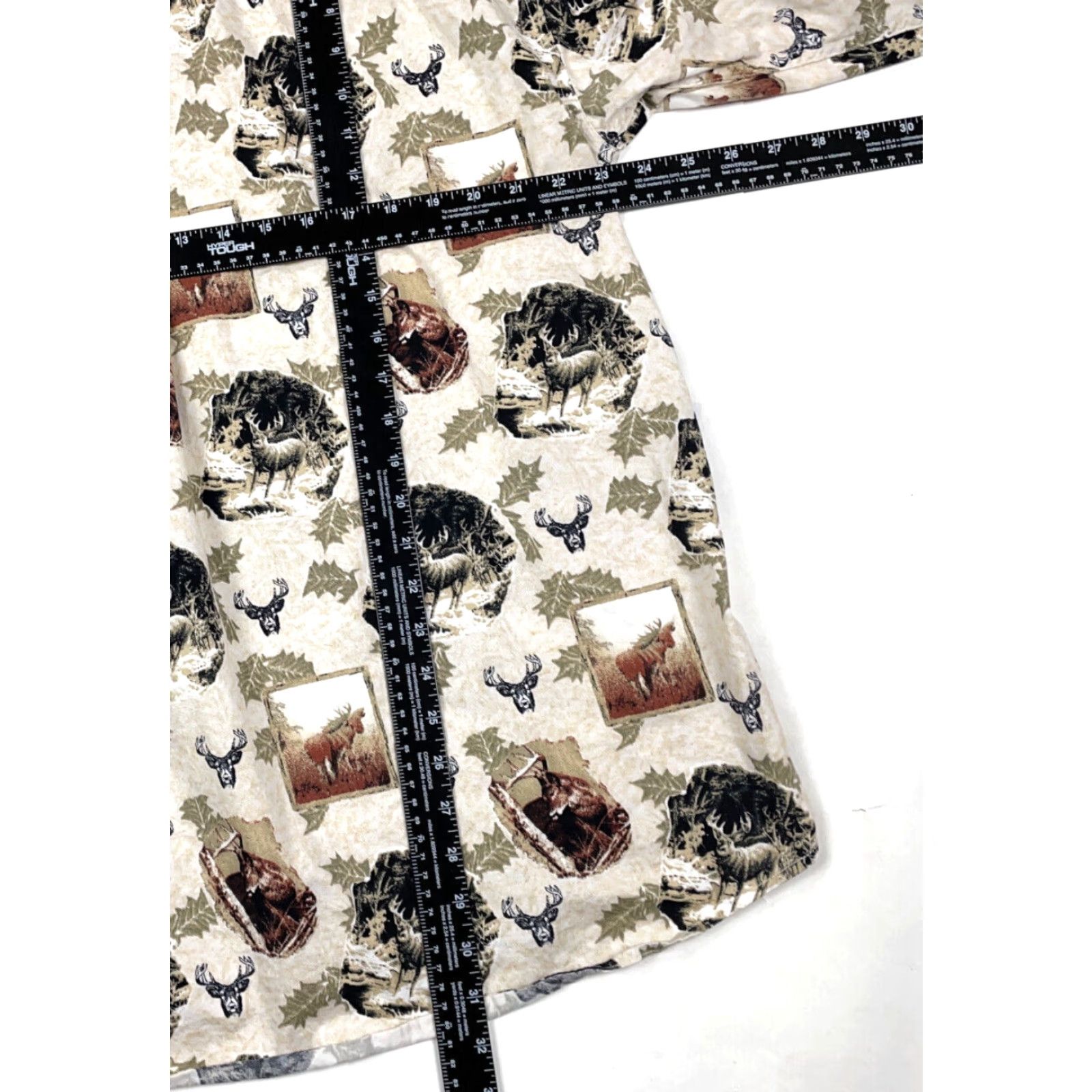 Vintage Knights of Round Table Outdoor Button-Up Shirt Adult XL Moose Deer Geometric Print Casual Workwear Mens Size US XL / EU 56 / 4 - 5 Thumbnail