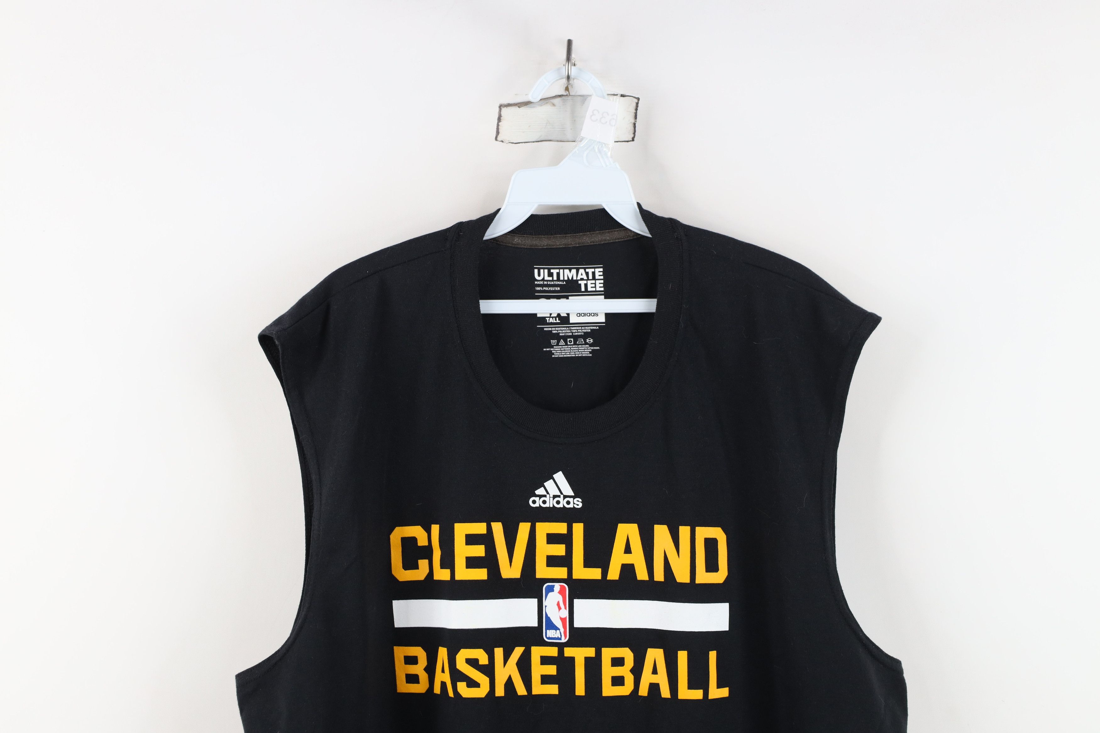 Adidas Adidas Cavaliers Basketball Sleeveless Muscle T-Shirt Black Size US XXL / EU 58 / 5 - 2 Thumbnail