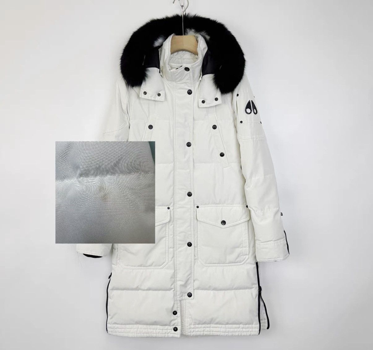 Moose Knuckles Moose Knuckles Multi-Pocket Fur Collar Long Down Jacket K12 Size S / US 4 / IT 40 - 8 Thumbnail