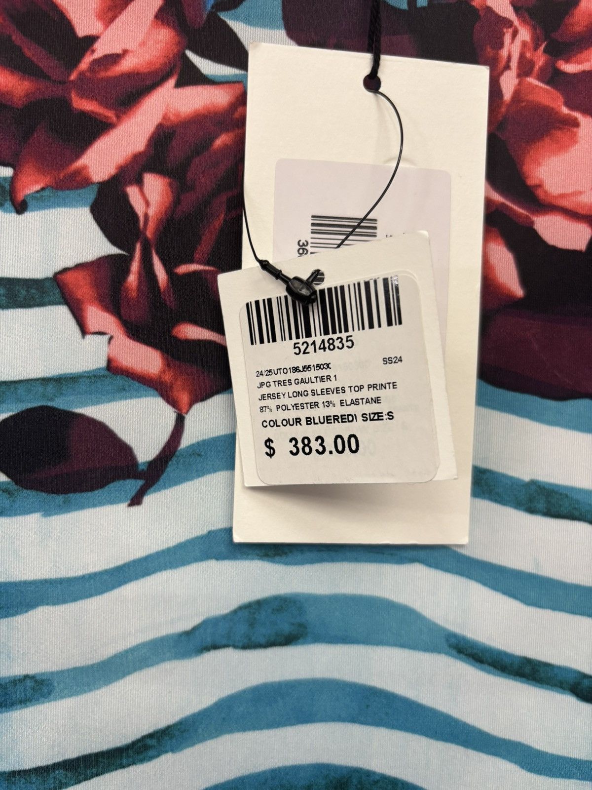 Jean Paul Gaultier Jean Paul Gaultier Flower Body Morphing Long-Sleeve Top Size S / US 4 / IT 40 - 8 Thumbnail