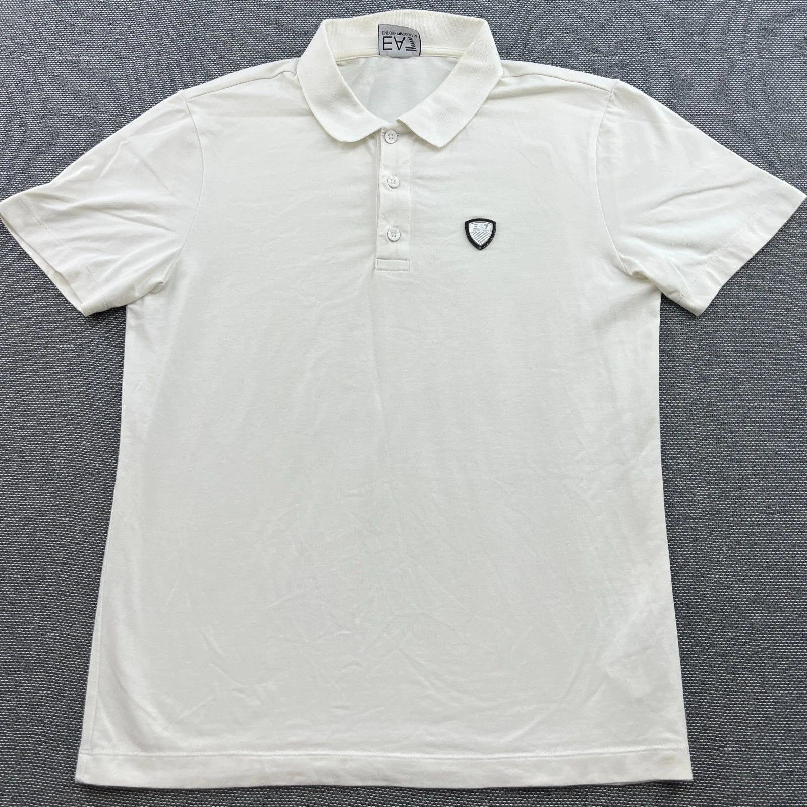 Emporio Armani Emporio Armani EA7 Mens Polo Shirt Small White Size US S / EU 44-46 / 1 - 1 Thumbnail