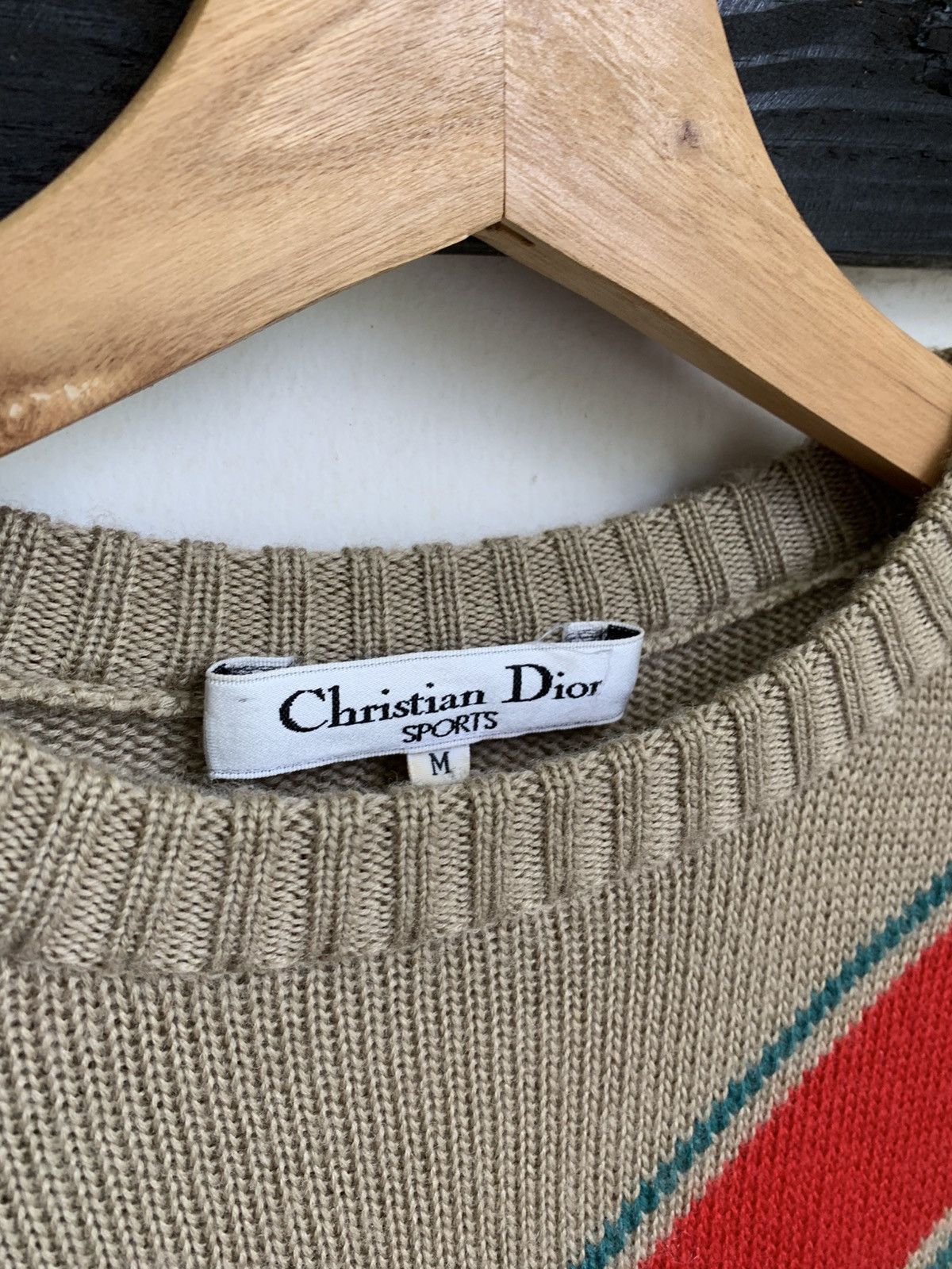 Christian Dior Monsieur × Dior × Vintage Vintage 90s CD Motive Christian Dior Sport Knit Sweater Size US XS / EU 42 / 0 - 5 Thumbnail