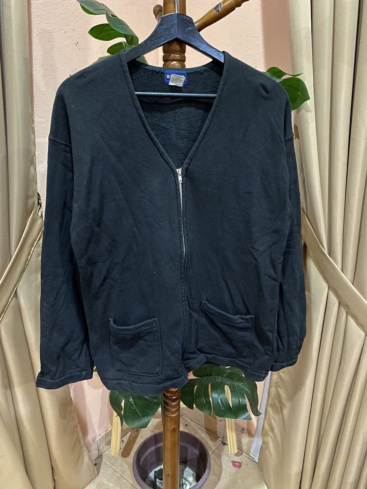 Beams Plus Beams Black Cotton Cardigan – Timeless Minimalist Style Size US M / EU 48-50 / 2 - 3 Thumbnail