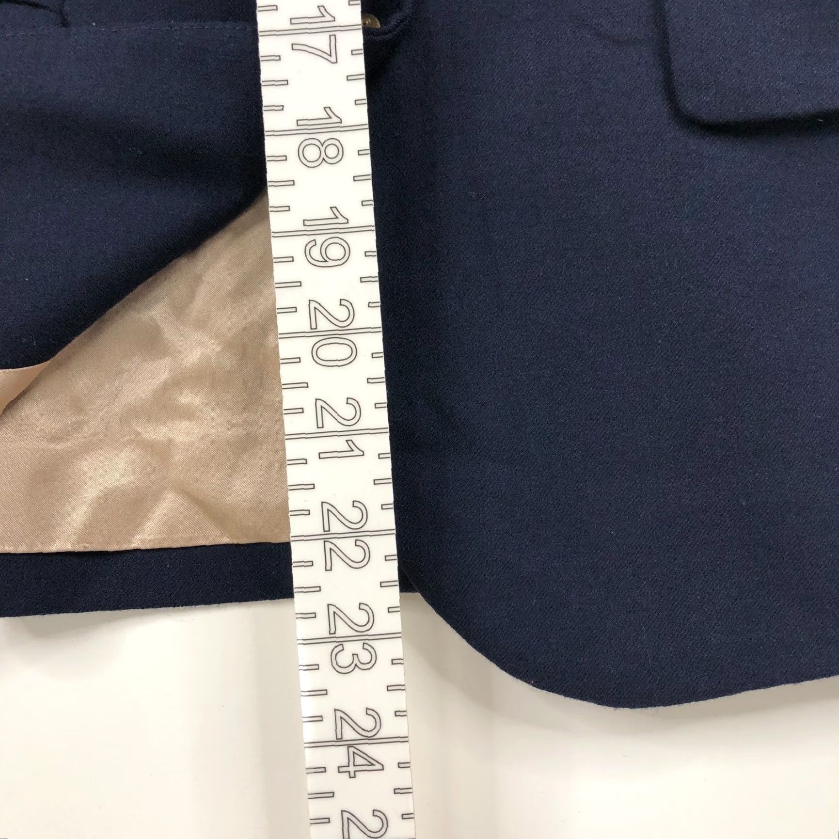 J.Crew J.Crew Blazer Wool Blend Button Blue 4 Keating Mid-Length Wool Blend Lining Polyester Button Closure Women Regular Jacket Coat Blazer retro Vintage No Size S / US 4 / IT 40 - 5 Thumbnail