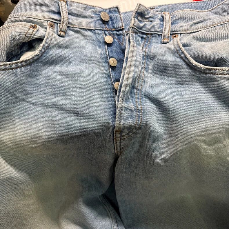 Acne Studios acne studios Light blue straight leg jeans 2504-Nextarrow Size US 30 / EU 46 - 7 Thumbnail