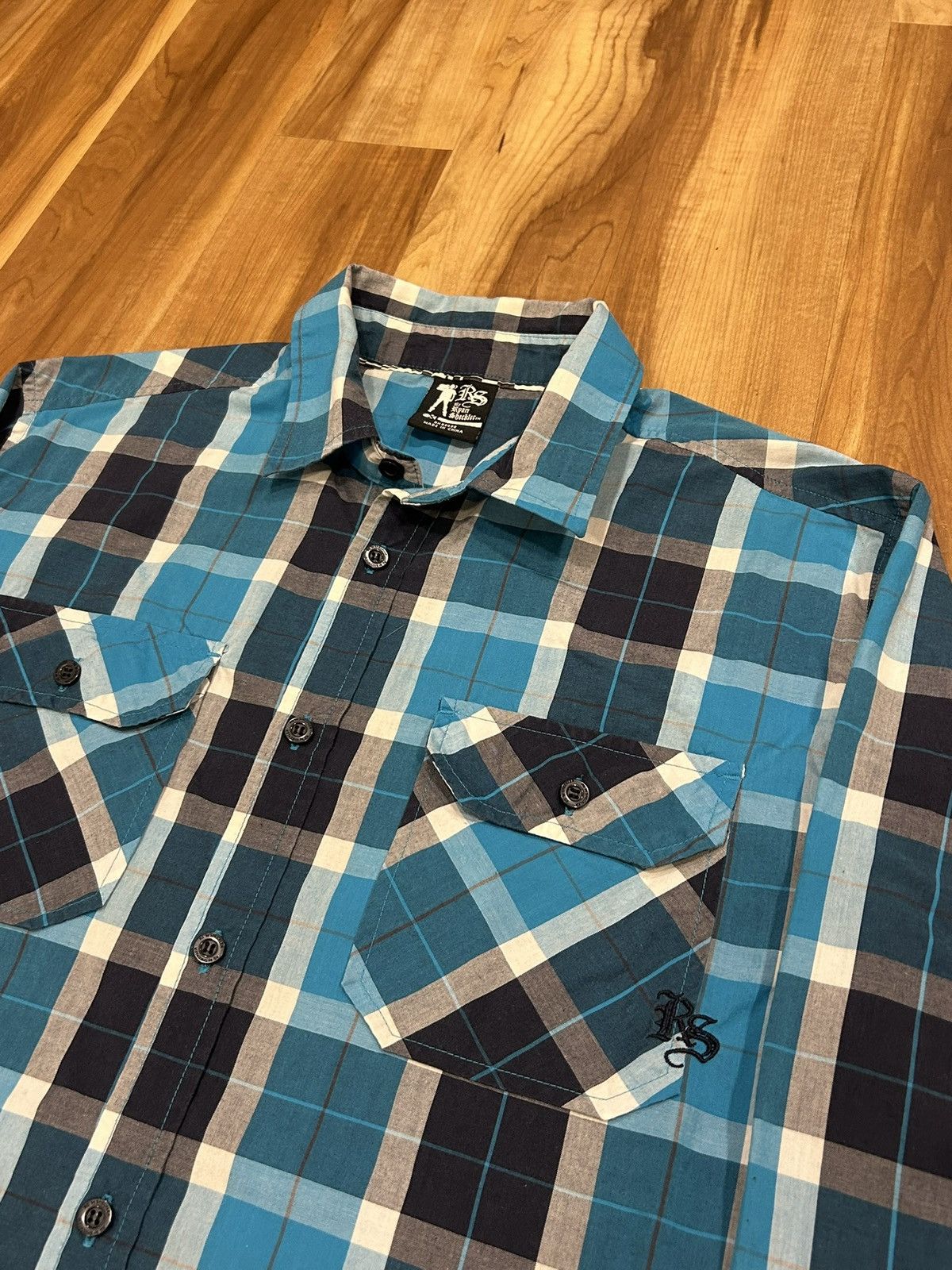 Other Y2K RS By Ryan Sheckler Plaid Button Up Size US XL / EU 56 / 4 - 2 Thumbnail