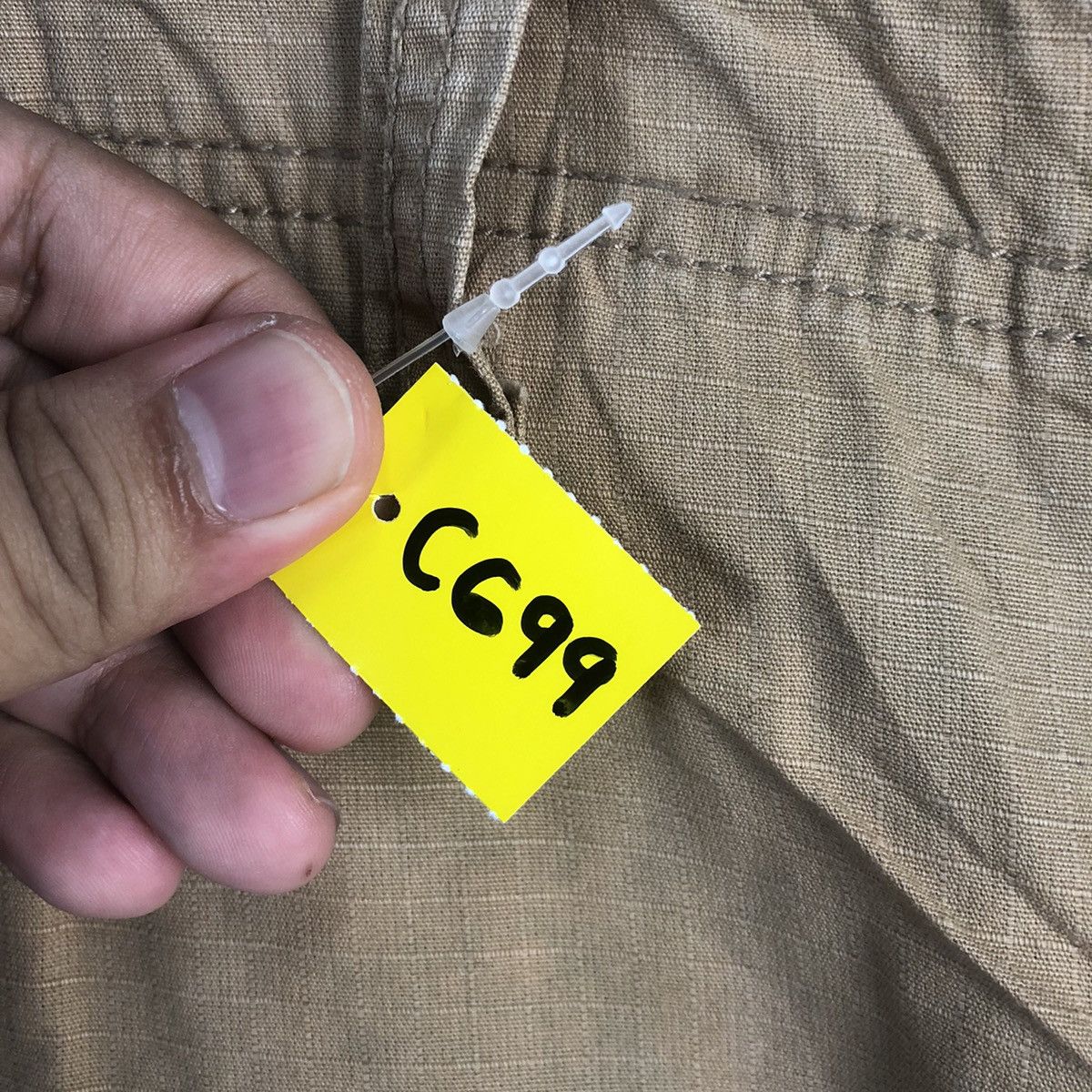 Japanese Brand DL Gap Brown Cargo Utility Multipocket Pants #C699 Size US 31 - 11 Thumbnail