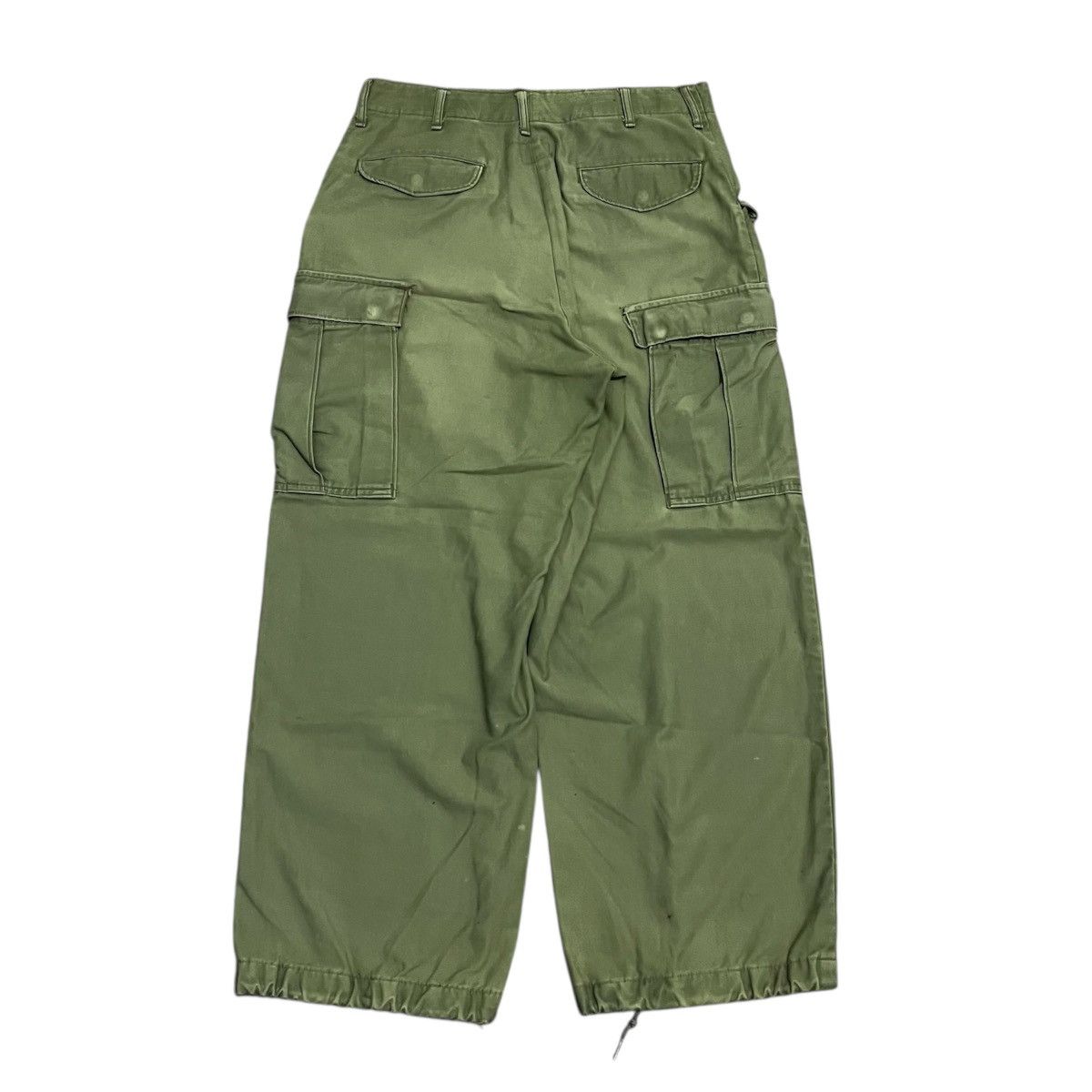 Vintage 70s M65 True Vintage Military War Cargo Pant Amikaji Style Size US 31 - 8 Thumbnail