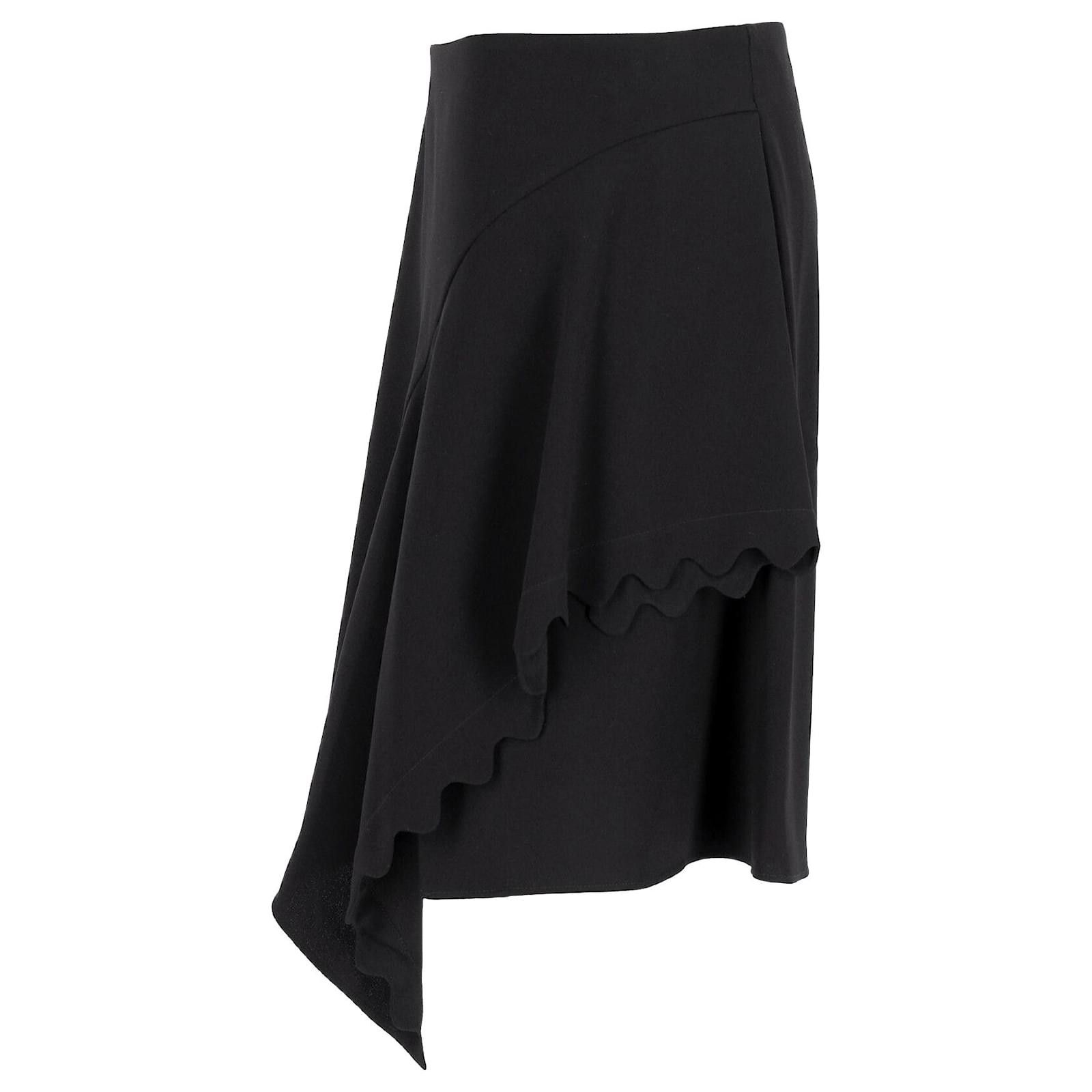 Chloe o1y0825 Mini Skirt in Black Size 28" / US 6 / IT 42 - 2 Thumbnail