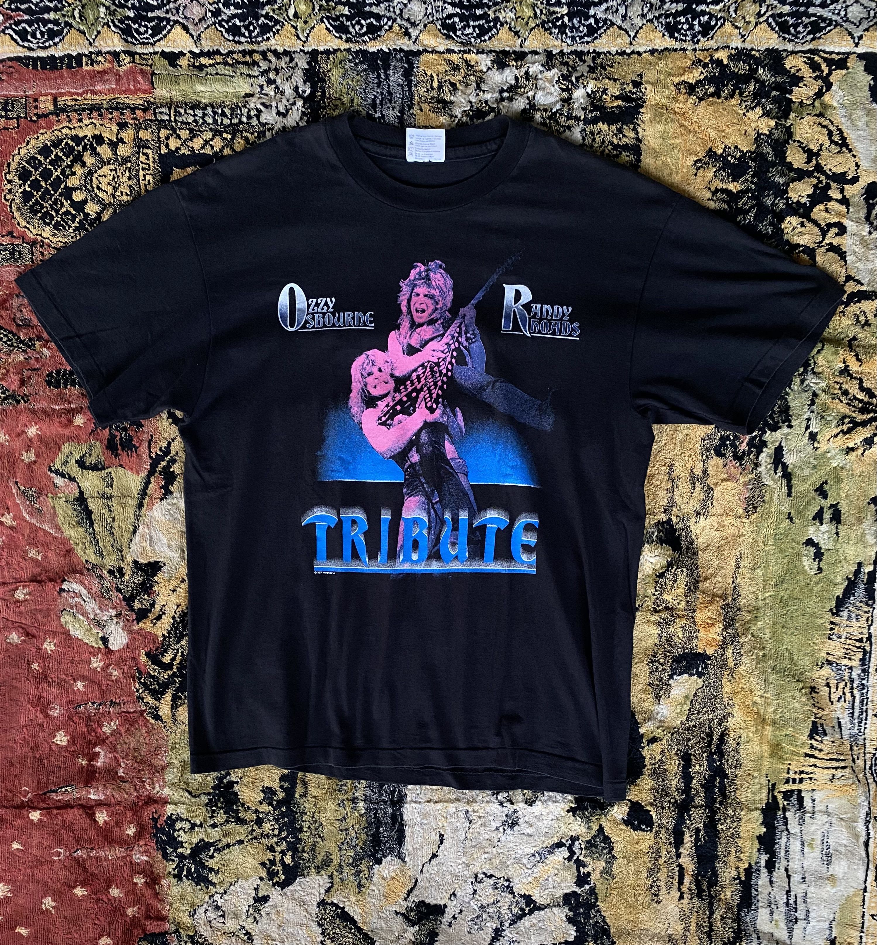 Vintage Ozzy Osbourne - Tribute to Rhandy Rhoads 80s Size US L / EU 52-54 / 3 - 1 Thumbnail