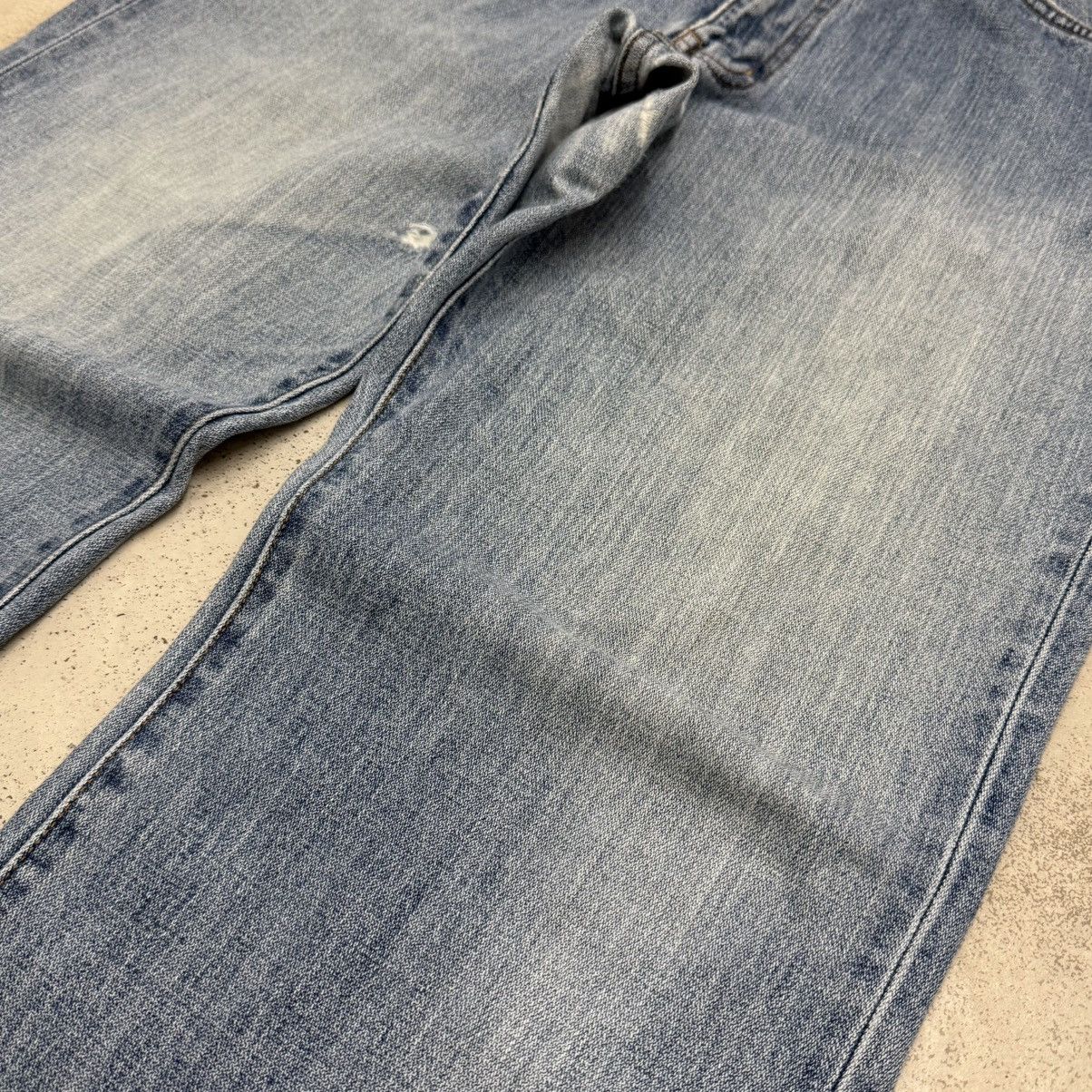 Wrangler Vintage Wrangler Light Wash Distressed Denim Pants Size US 36 / EU 52 - 6 Thumbnail
