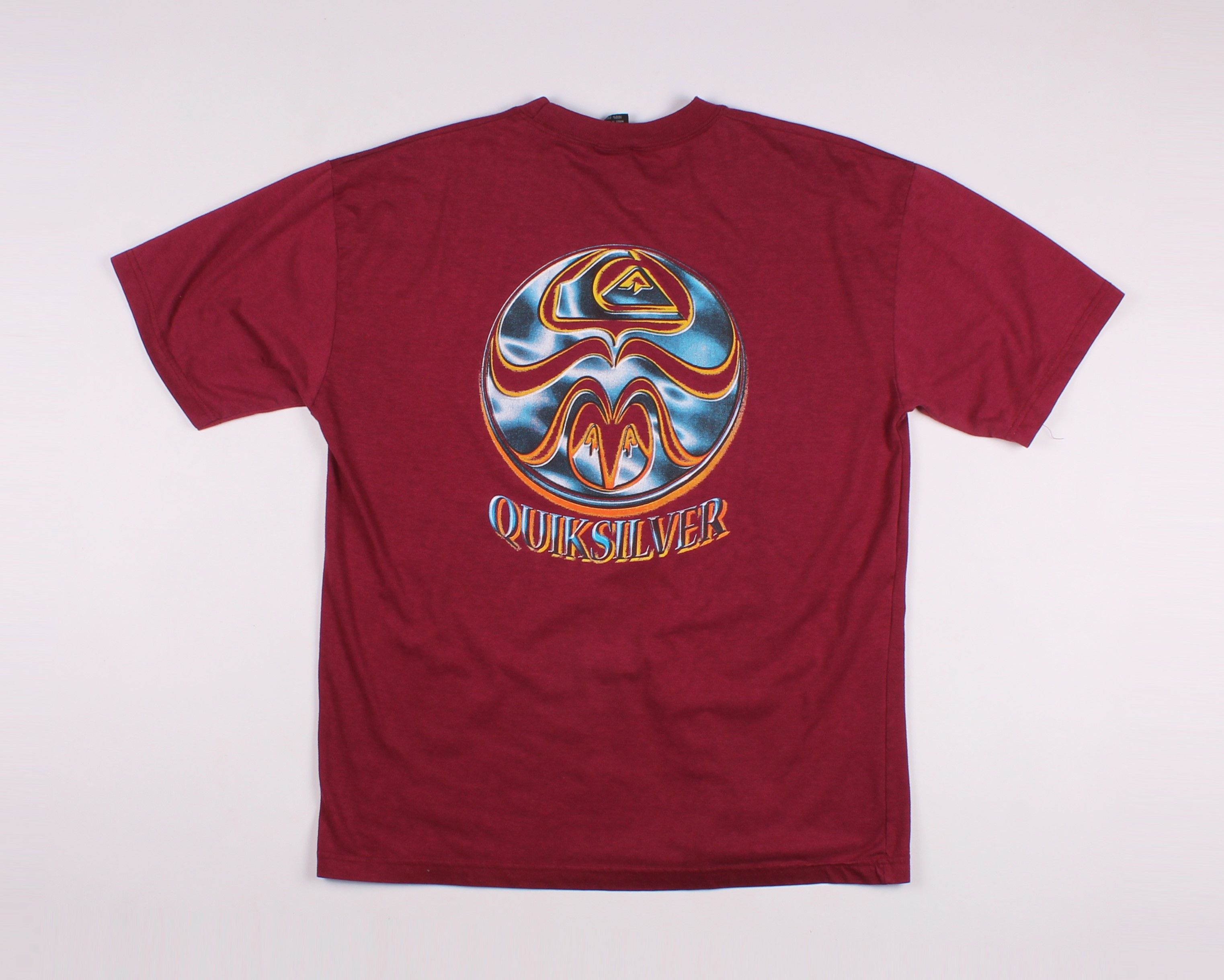 Quiksilver Vintage Quiksilver 90's Big Logo T-shirt Tee Size US M / EU 48-50 / 2 - 1 Thumbnail