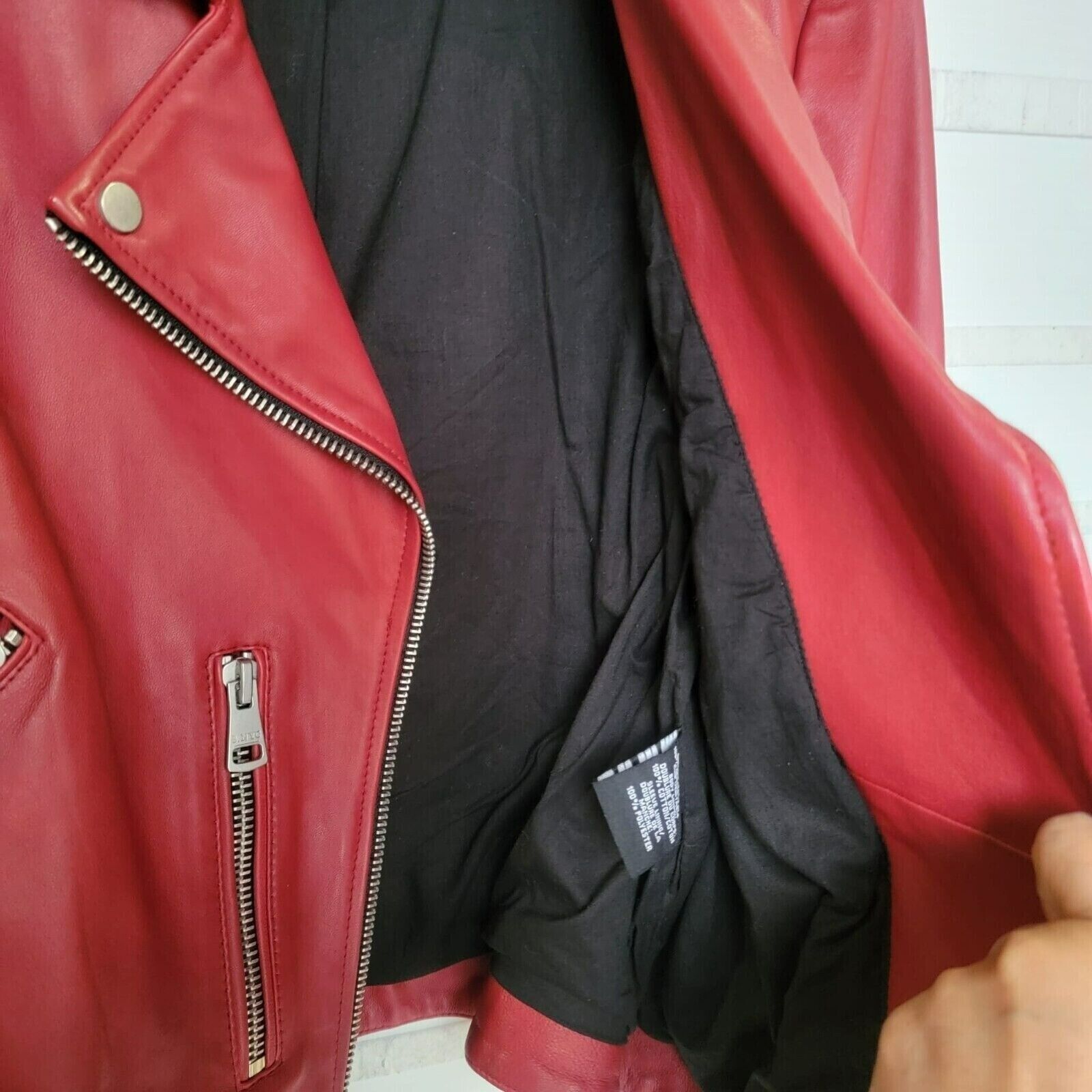 Other ❤️BAGATELLE.NYC Leather Lamb Biker Moto Jacket Women's M Bu Size M / US 6-8 / IT 42-44 - 6 Thumbnail