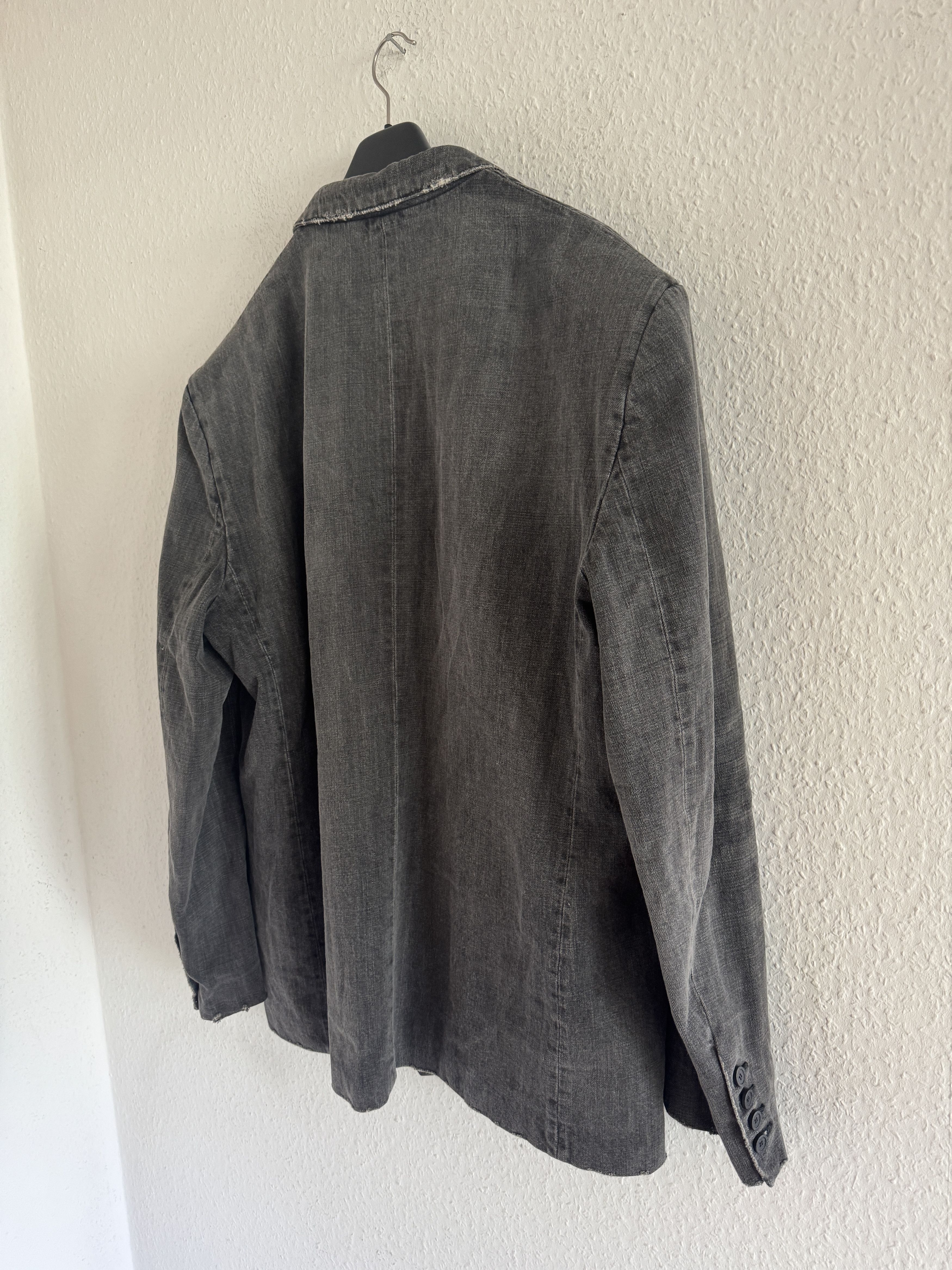 Balenciaga Washed Denim Blazer Size US L / EU 52-54 / 3 - 8 Thumbnail
