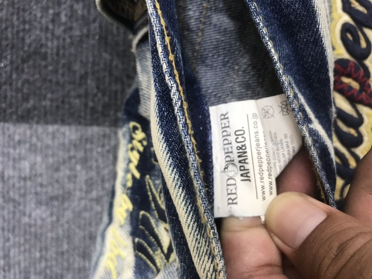Japanese Brand Flare 🔥REDPEPPER Distressed Low Rise Jeans Size US 31 - 18 Thumbnail