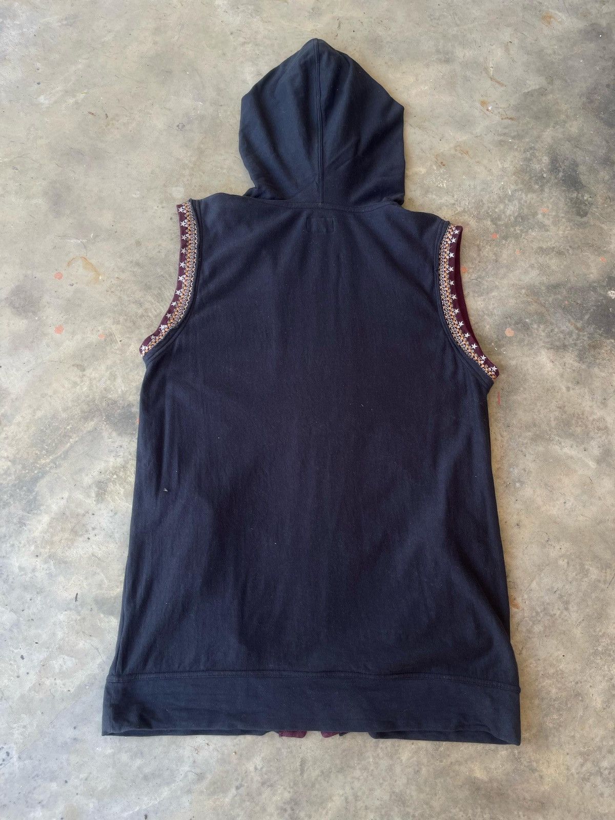 If Six Was Nine × Japanese Brand × PPFM PPFM Sleeveless Full Zipper Hoodie Size US L / EU 52-54 / 3 - 4 Thumbnail