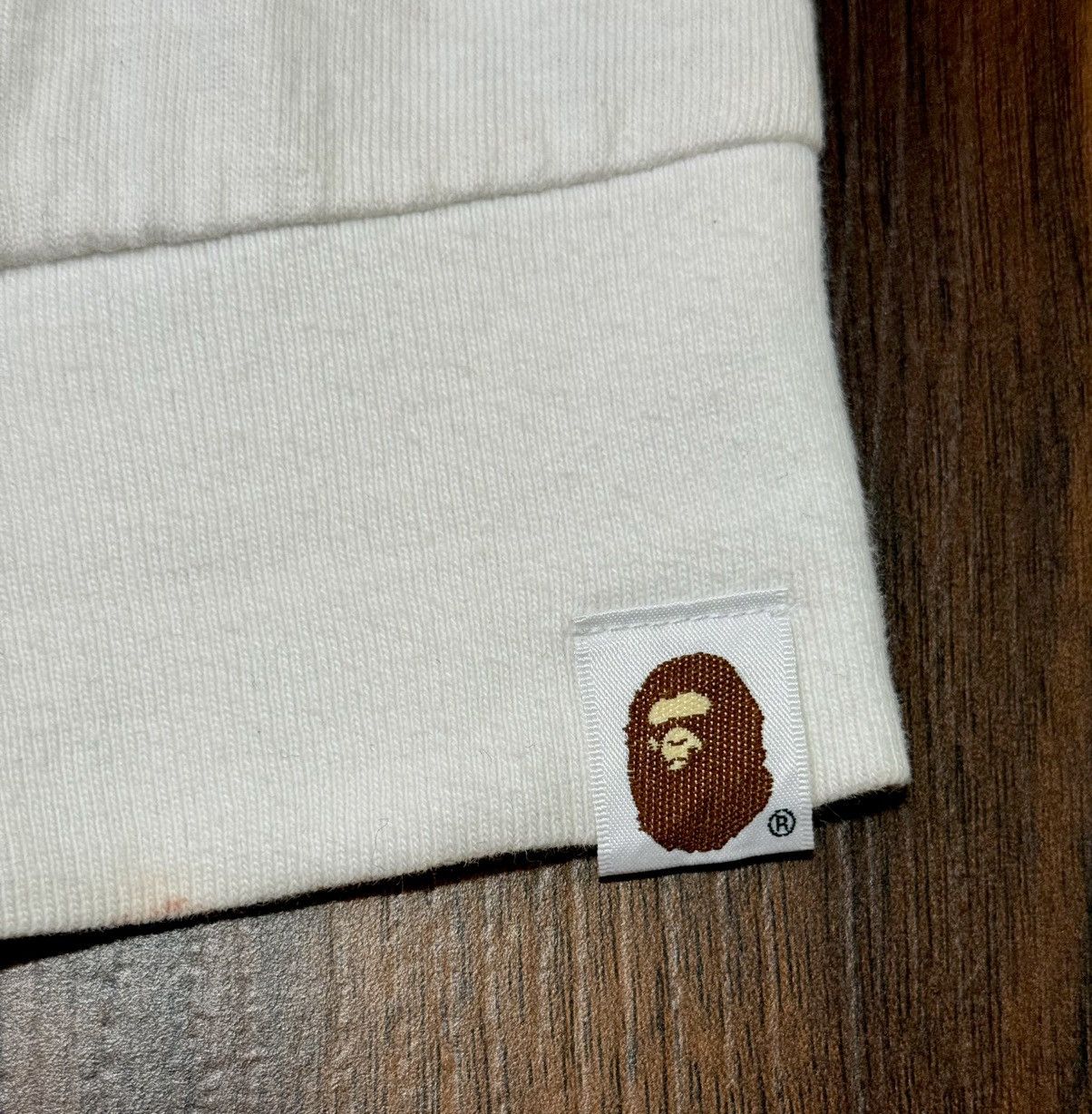 Bape BATHING APE BIG HEAD LOGO LONG SLEEVES TEE Size US L / EU 52-54 / 3 - 3 Thumbnail