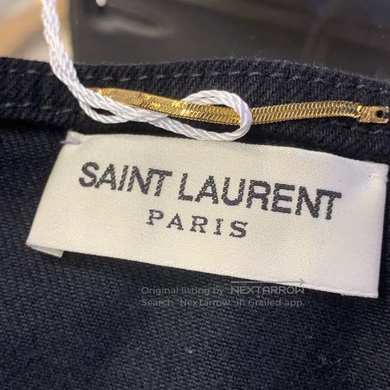 Saint Laurent Paris Saint Laurent Paris Denim Tube Top Dress Size XS / US 0-2 / IT 36-38 - 5 Thumbnail