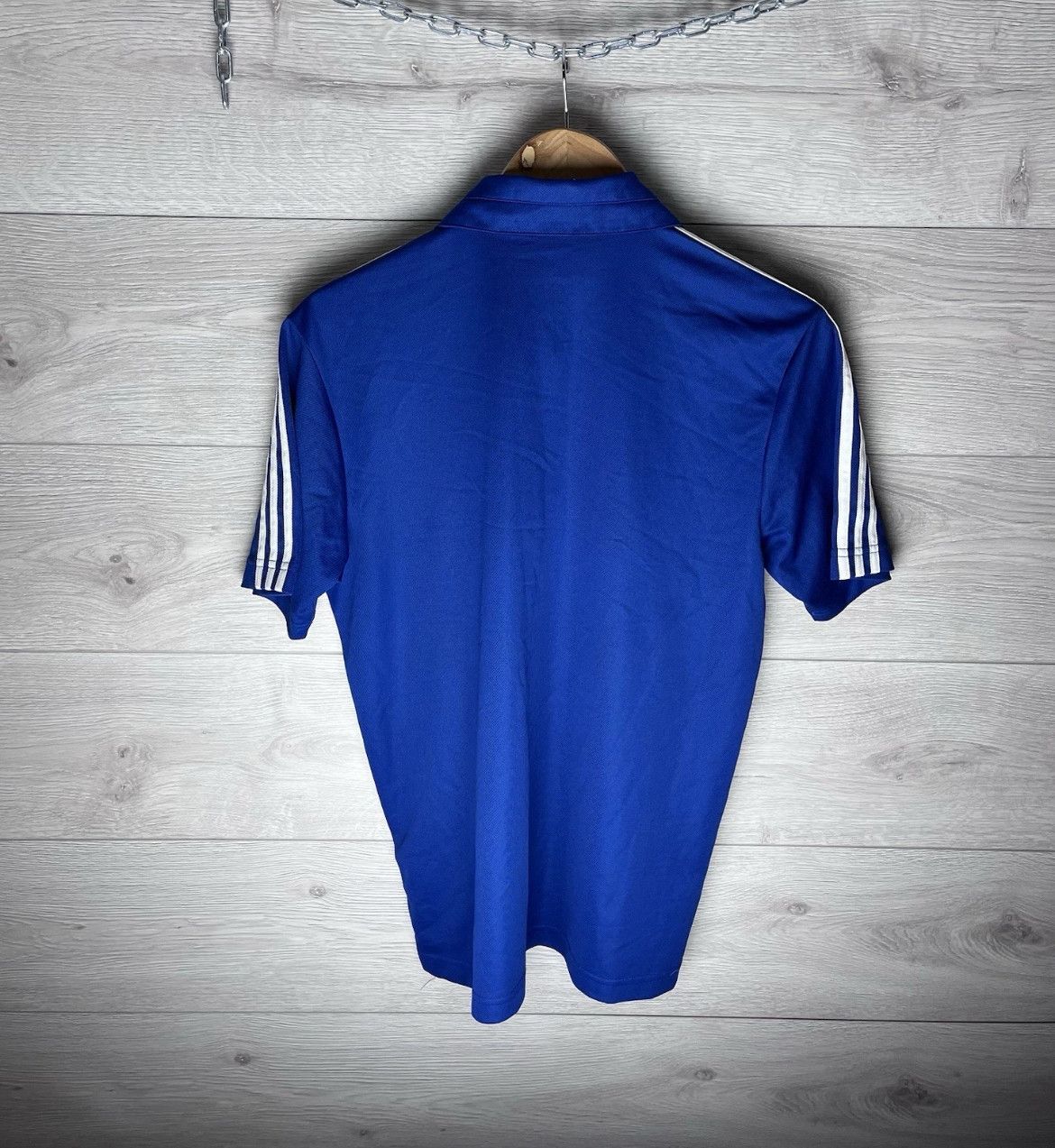 Adidas MENS POLO SOCCER JERSEY F.C CHELSEA SIZE L SAMSUNG Football Size US L / EU 52-54 / 3 - 5 Thumbnail