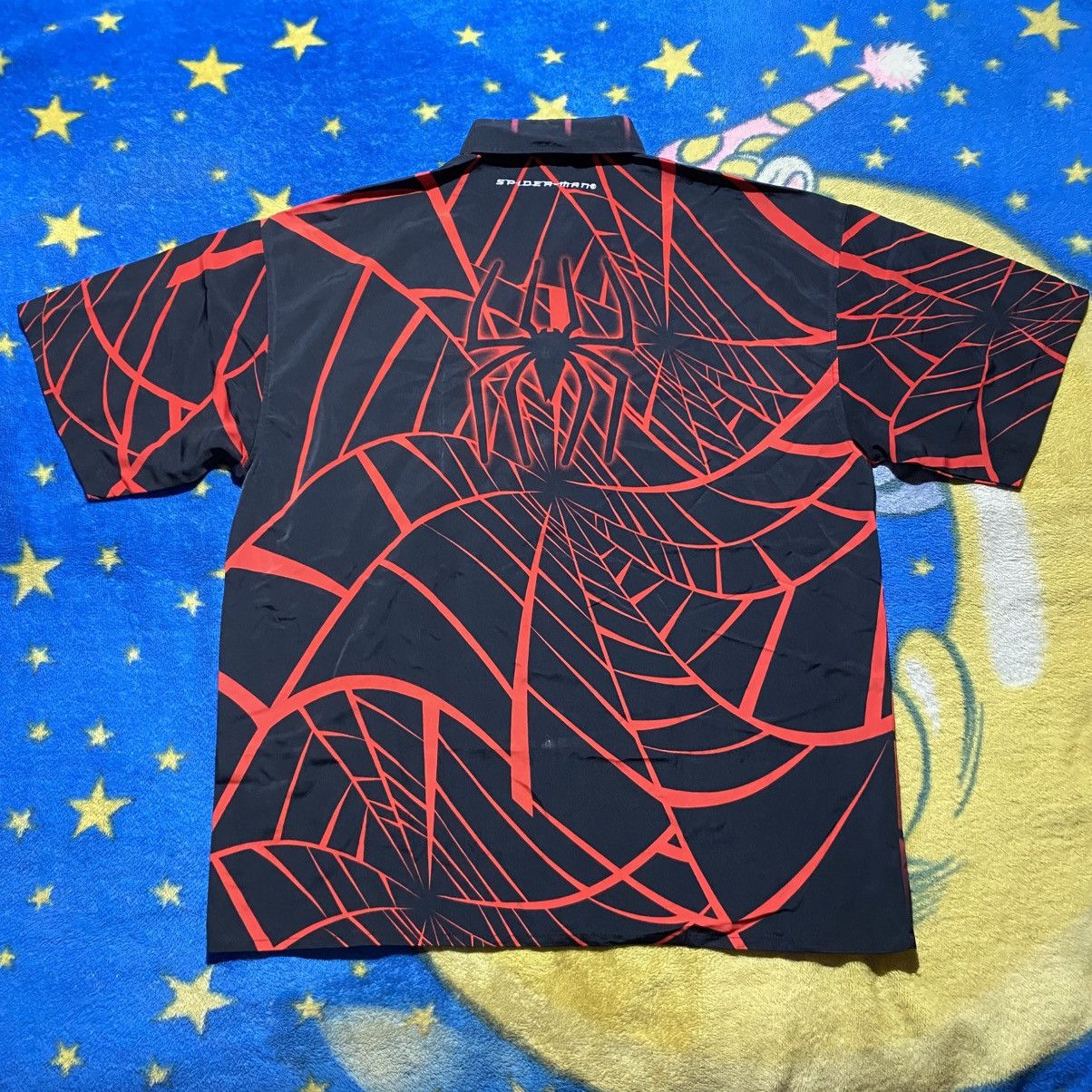 Marvel Comics Y2k Spider-Man 2002 All Over Print Button Up Size US XL / EU 56 / 4 - 2 Thumbnail