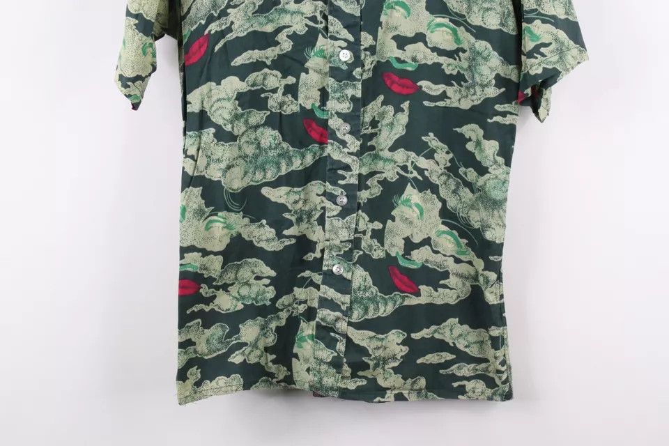 Vintage Vintage 70s Streetwear Abstract Art Face Cloud Button Shirt Size US L / EU 52-54 / 3 - 3 Thumbnail