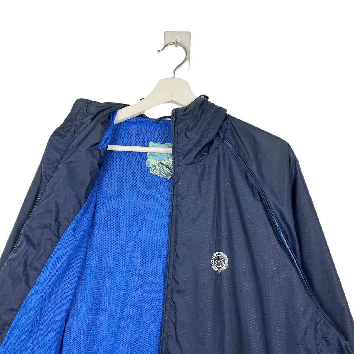 Stussy 🔥 90s VINTAGE STUSSY CROSS WINDBREAKER JACKET Size US L / EU 52-54 / 3 - 9 Thumbnail