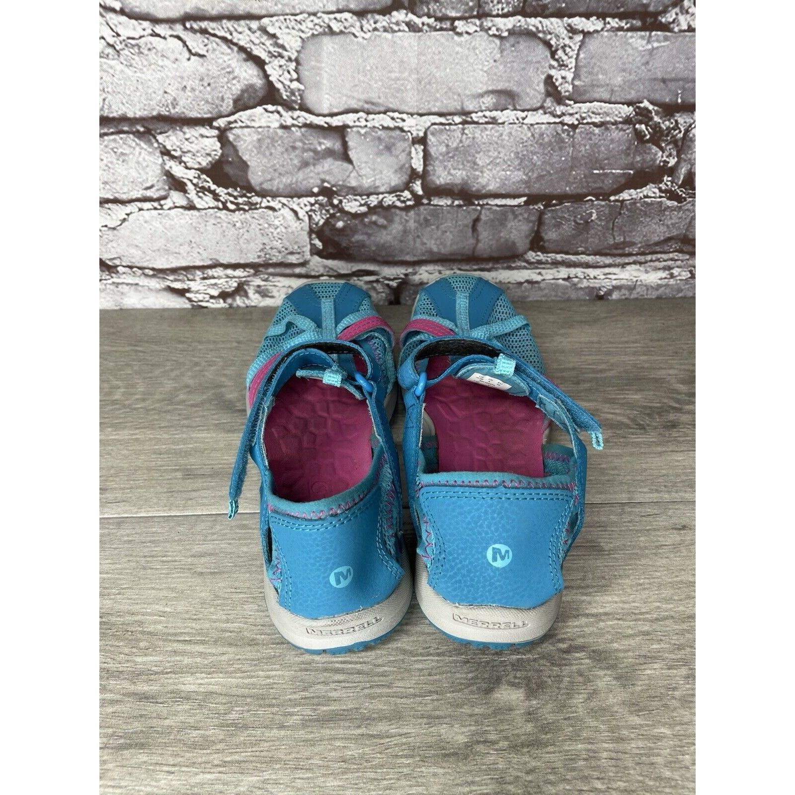 Merrell Merrell 61594 Blue Textile Synthetic Mesh Maryjane Strap Sho Size US 5 / IT 35 - 6 Thumbnail